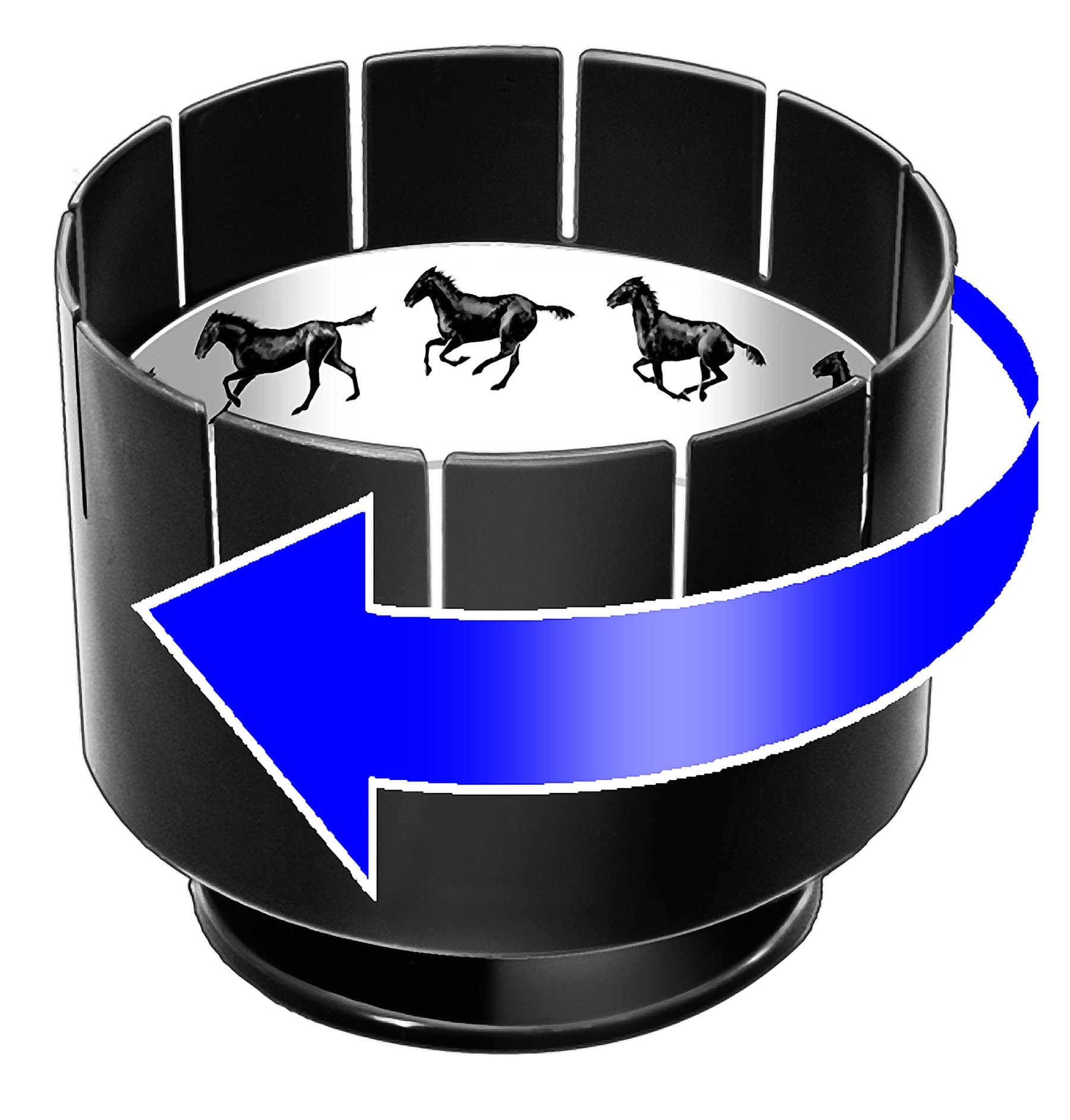 Zoetrope Animation Toy: Classic Victorian Motion Illusion Toy Replica