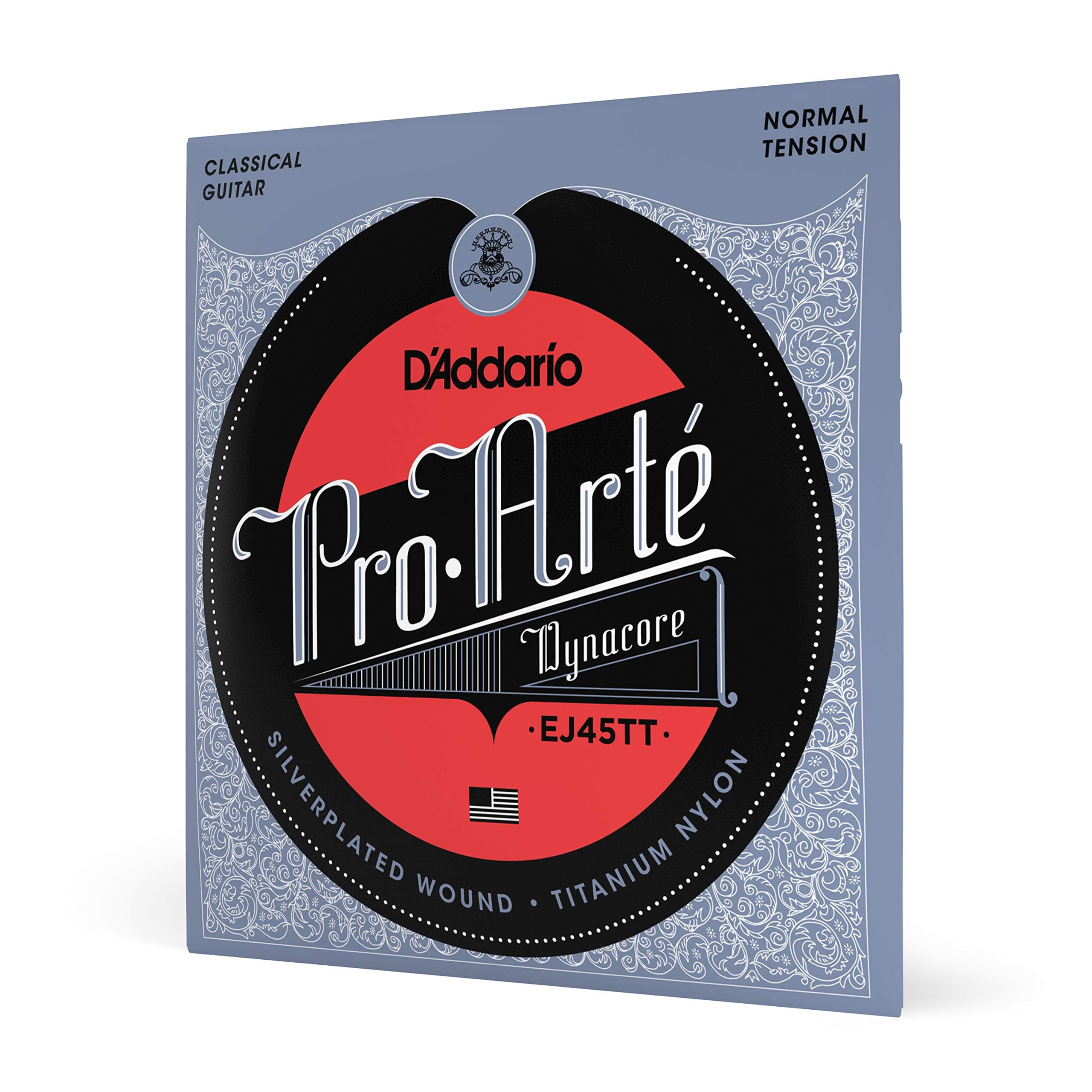 EJ45TT ProArte DynaCore Classical Guitar Strings, Titanium Trebles, Normal Tension