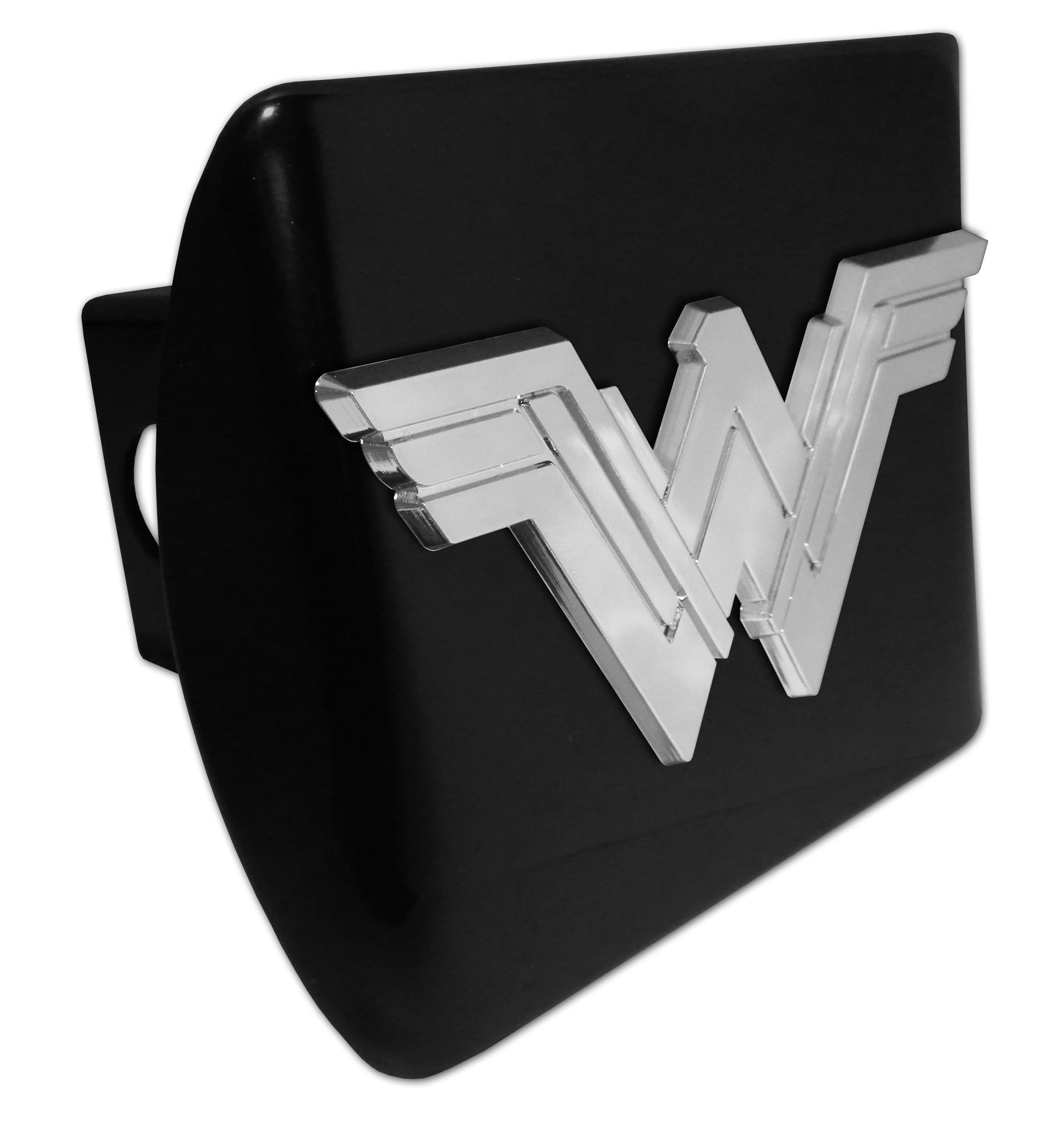 Elektroplate Officially Licensed Wonder Woman All Metal Black Hitch Cover for Trucks and SUVs | Fits Standard 2" Trailer Hitch Receivers | Premium Weatherproof
