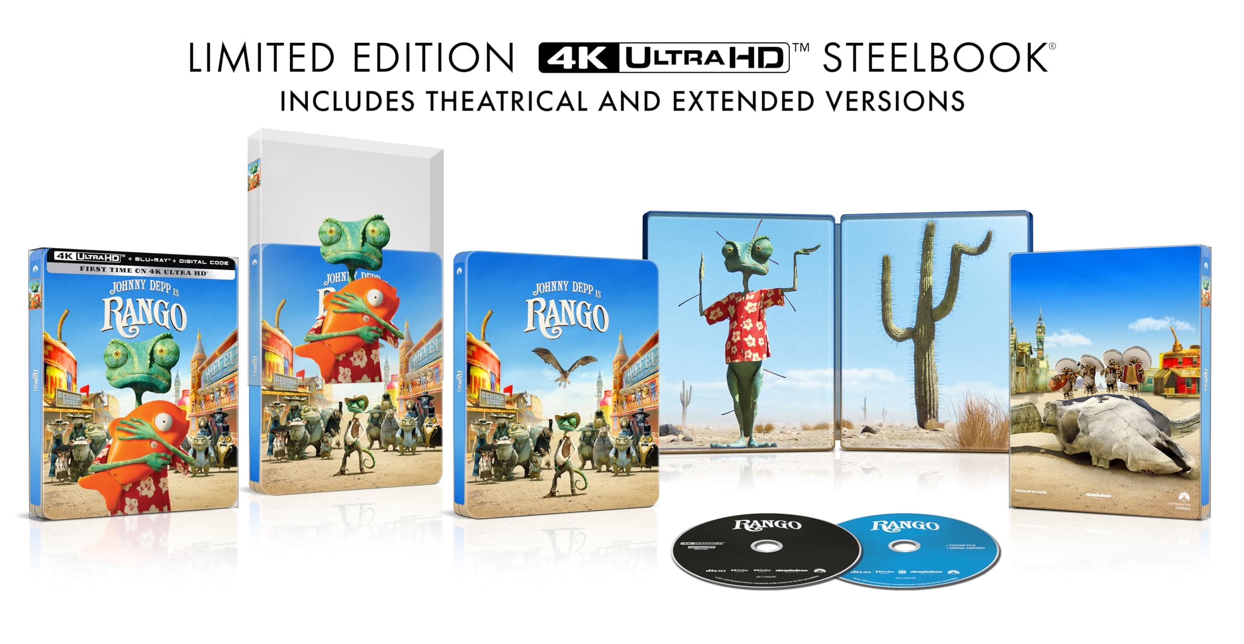 Rango 4K UHD + Blu-ray Steelbook