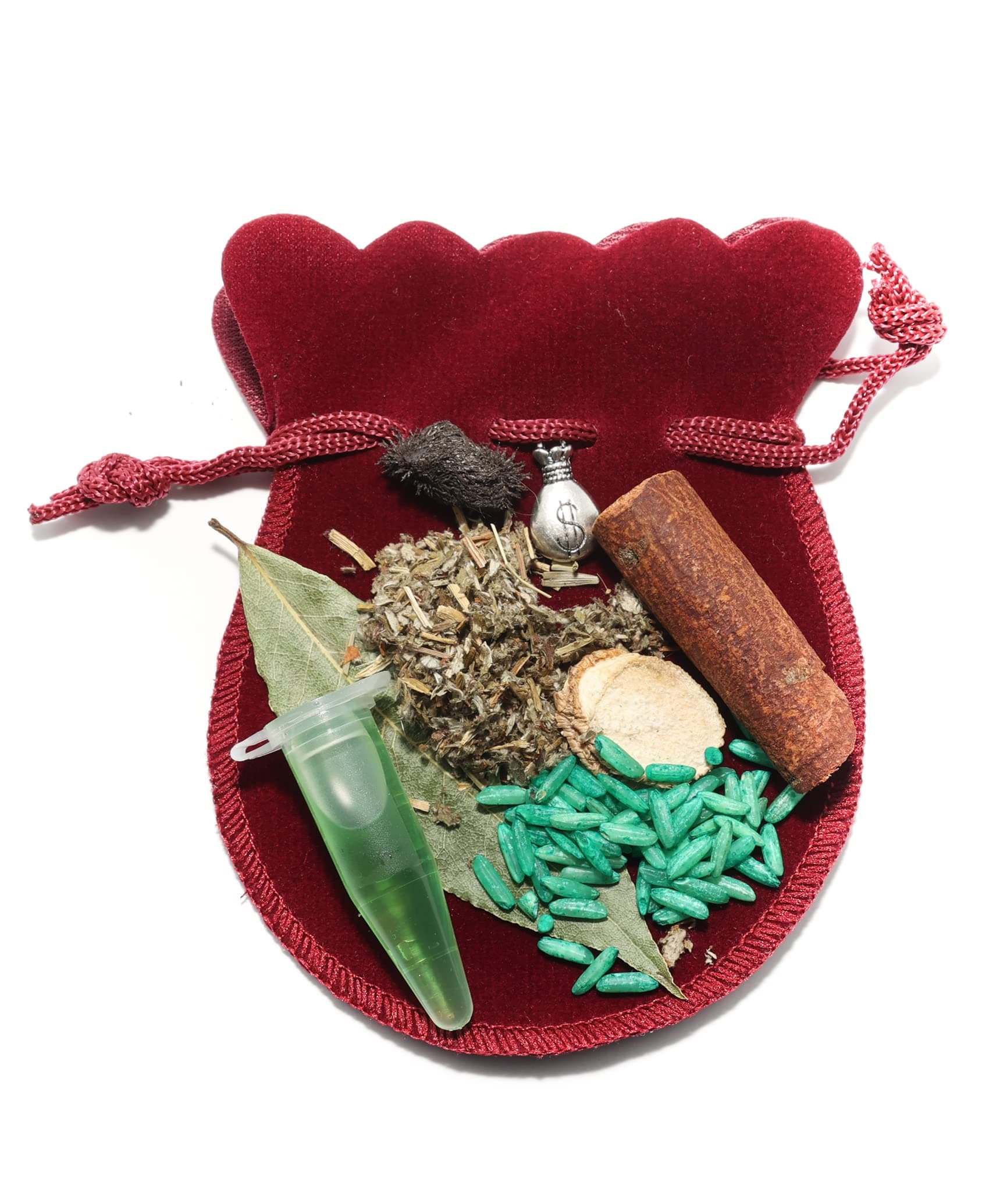 Money Drawing Mojo Gris-Gris Bag Hoodoo Rootwork Conjure Magick