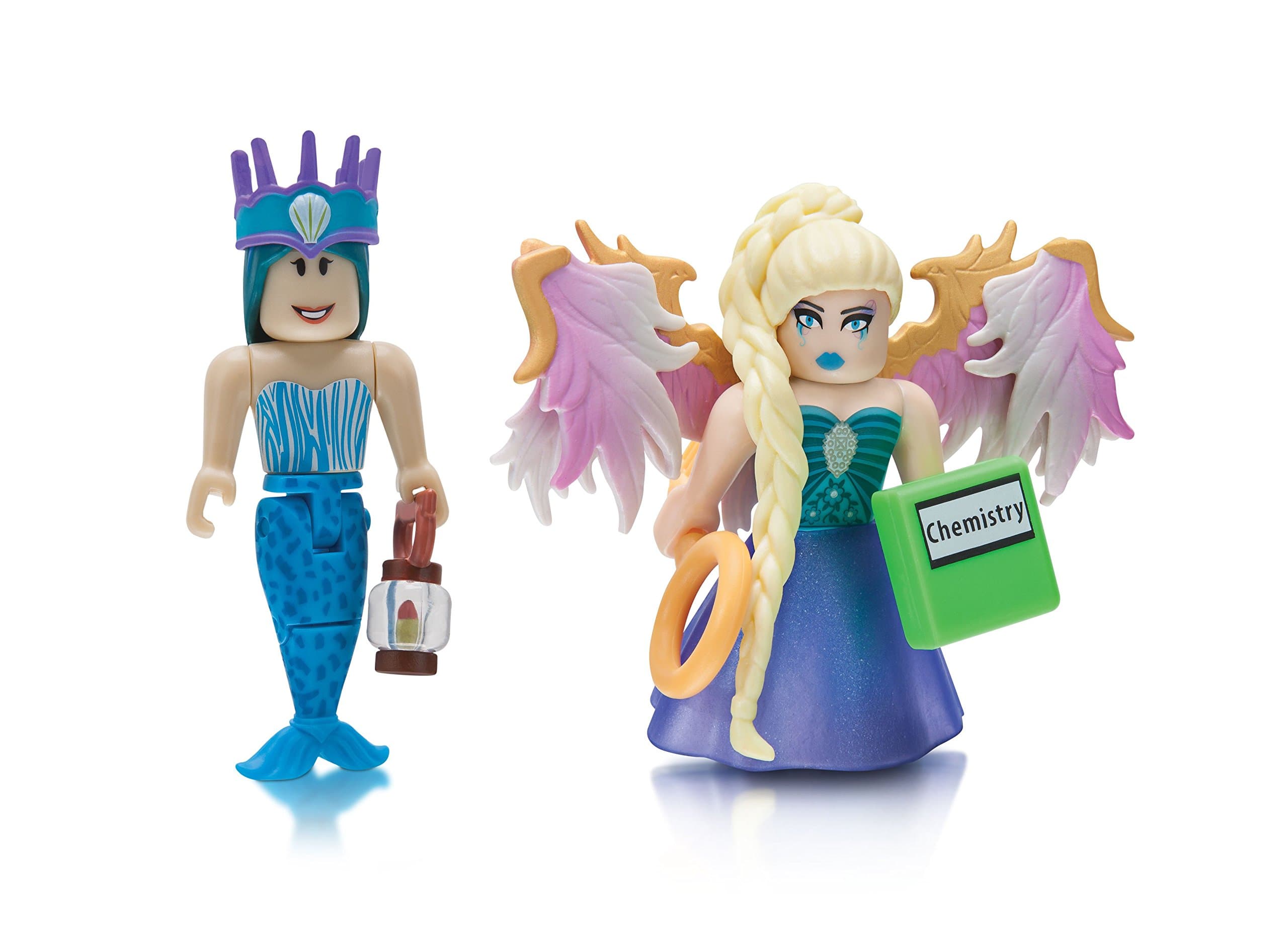 Celebrity Collection - Neverland Lagoon: Crown Collector + Royale High School: Enchantress Two Figure Bundle [Includes 2 Exclusive Virtual Items]