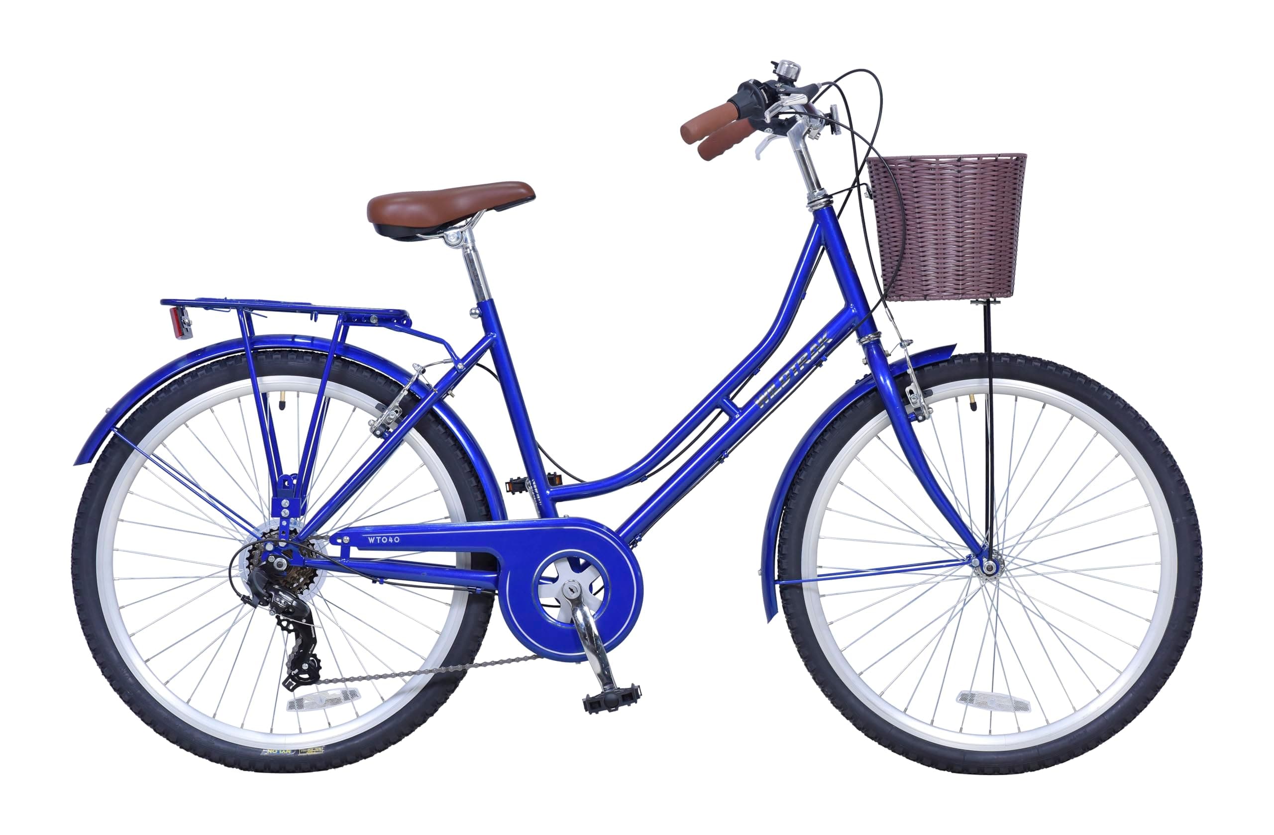 Wildtrak - City Bike, 26" wheels, Shimano 6 SPD gears, V brakes, Mudguards