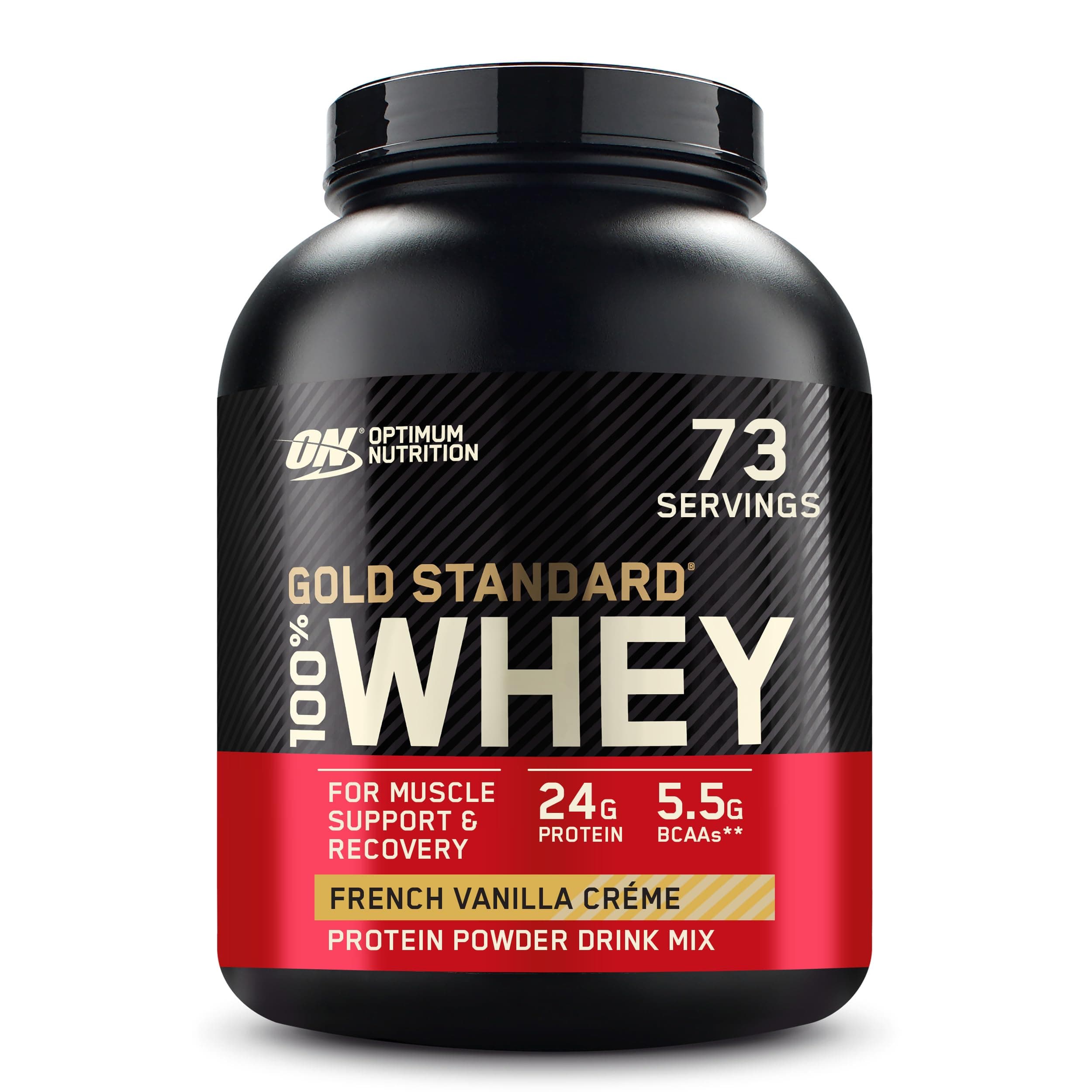 Gold Standard 100% Whey Protein Powder, French Vanilla Crème, 5 Pound (Packaging May Vary)