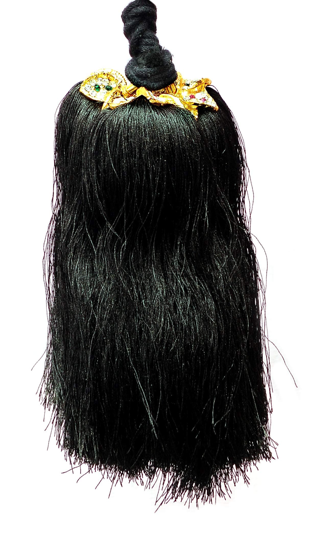 Hair Kunjalam/Jada kupullu For Bharatanatyam Kuchipudi Kemp Ready Kunjam set hair jewellery for wedding women