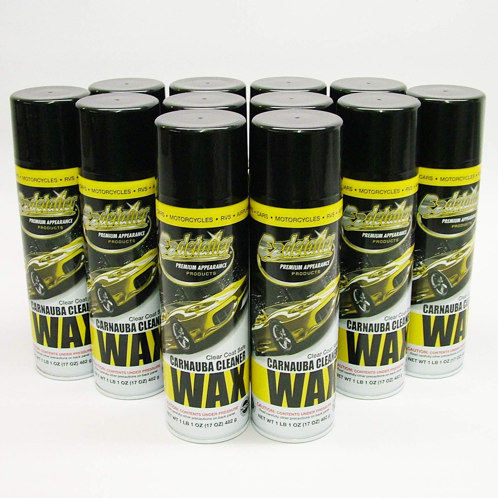 EZ WAX 579221 Premium EZ Detailer Waterless Cleaning Wax 12 Pack Case