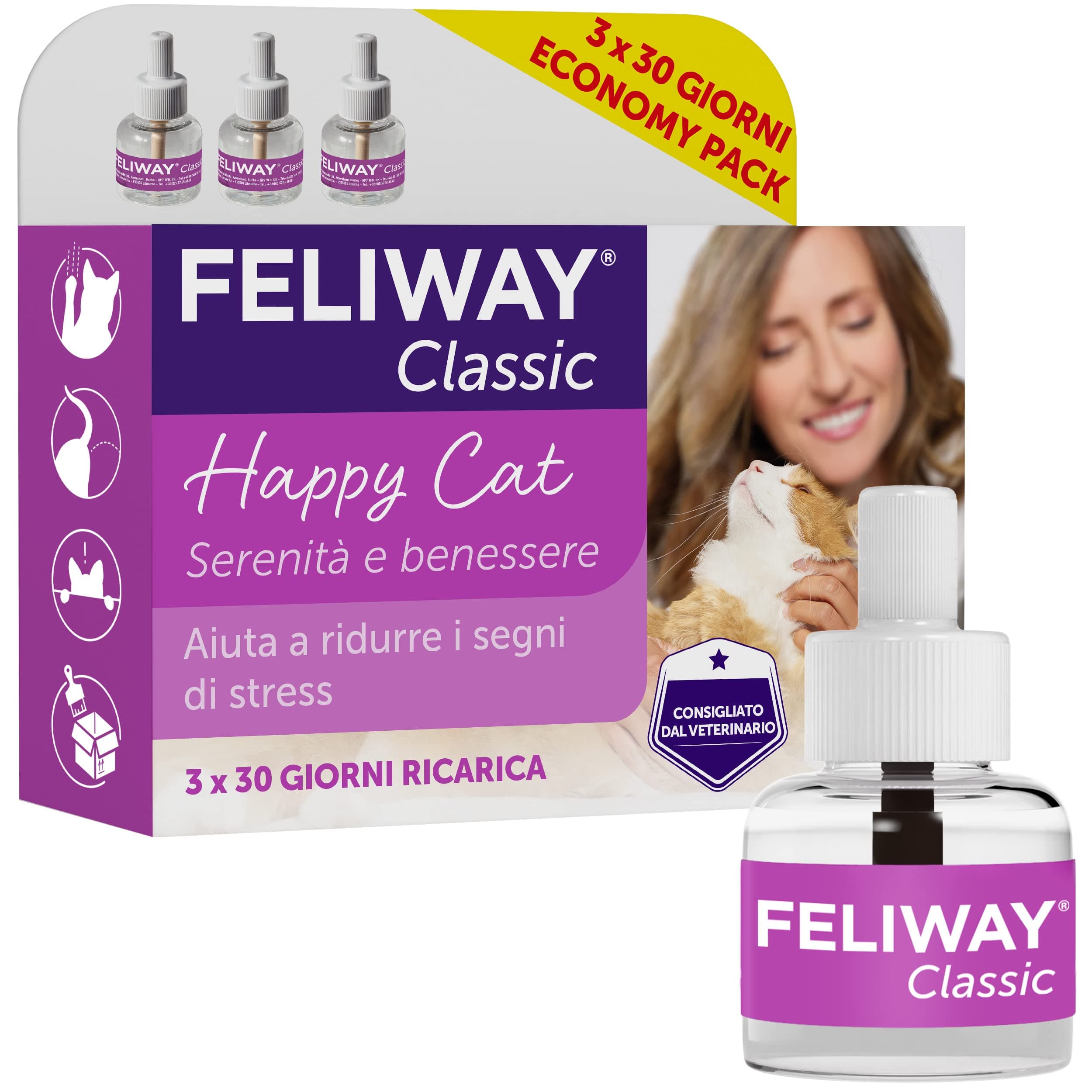 Feliway Classic Feliway Classic 30 Day Refill 3x48ml