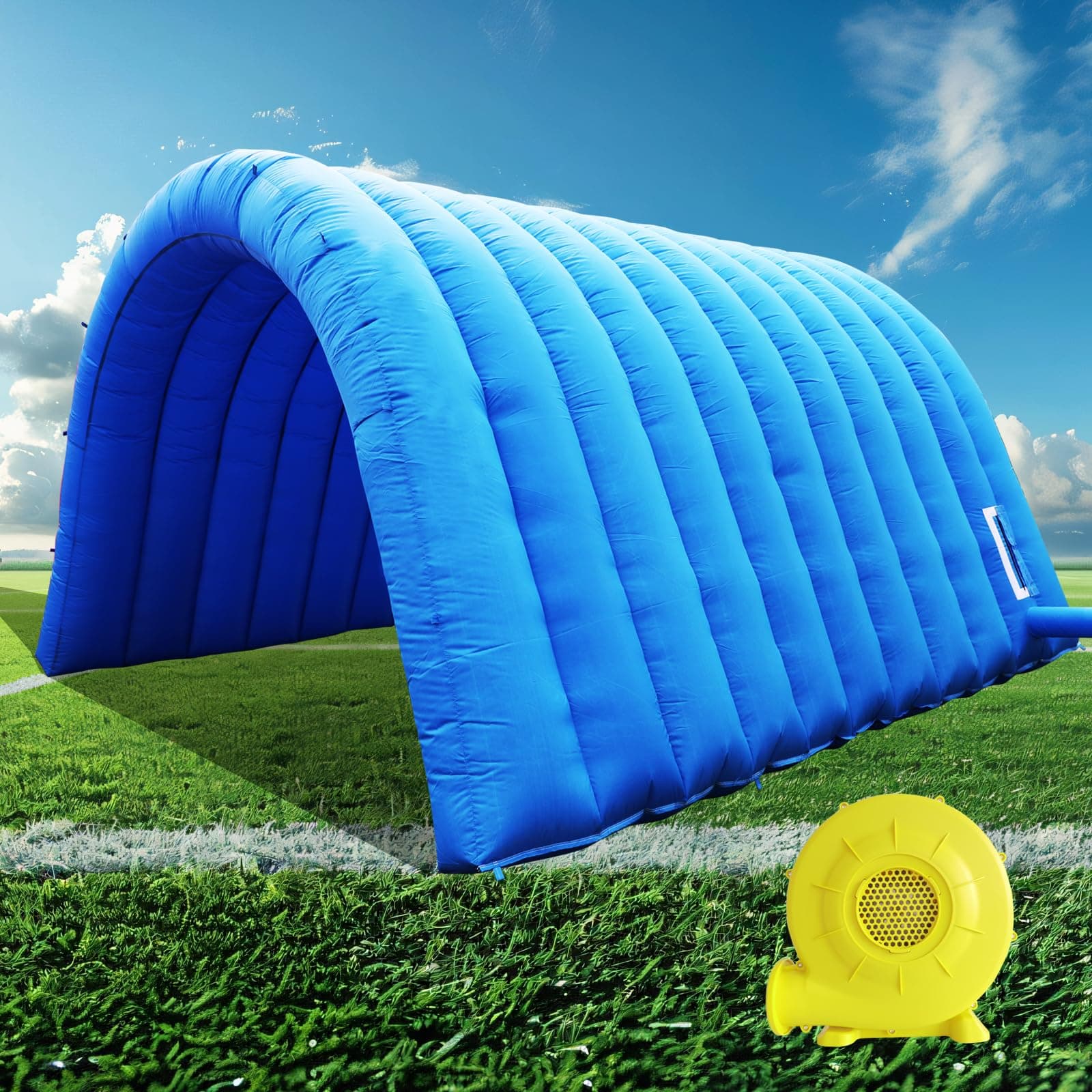 Inflatable Tunnel Sports Tunnel Entrance with Blower Football Tunnel Tent Entryway for Business Advertise Party Exhibition Promotion Street,Shop,Supermarket,School
