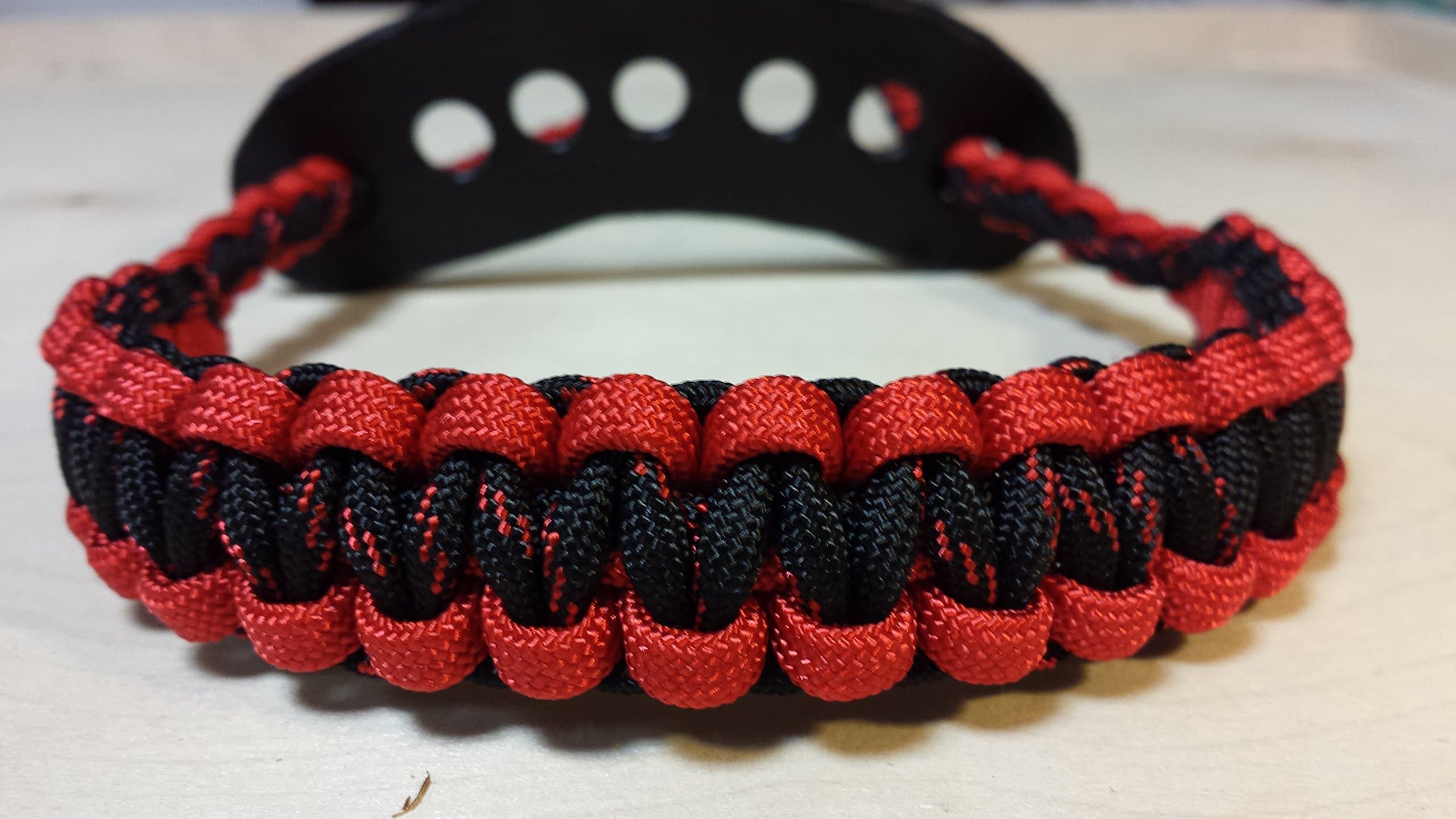 Archery Bow Wrist Sling Thin Red and Red