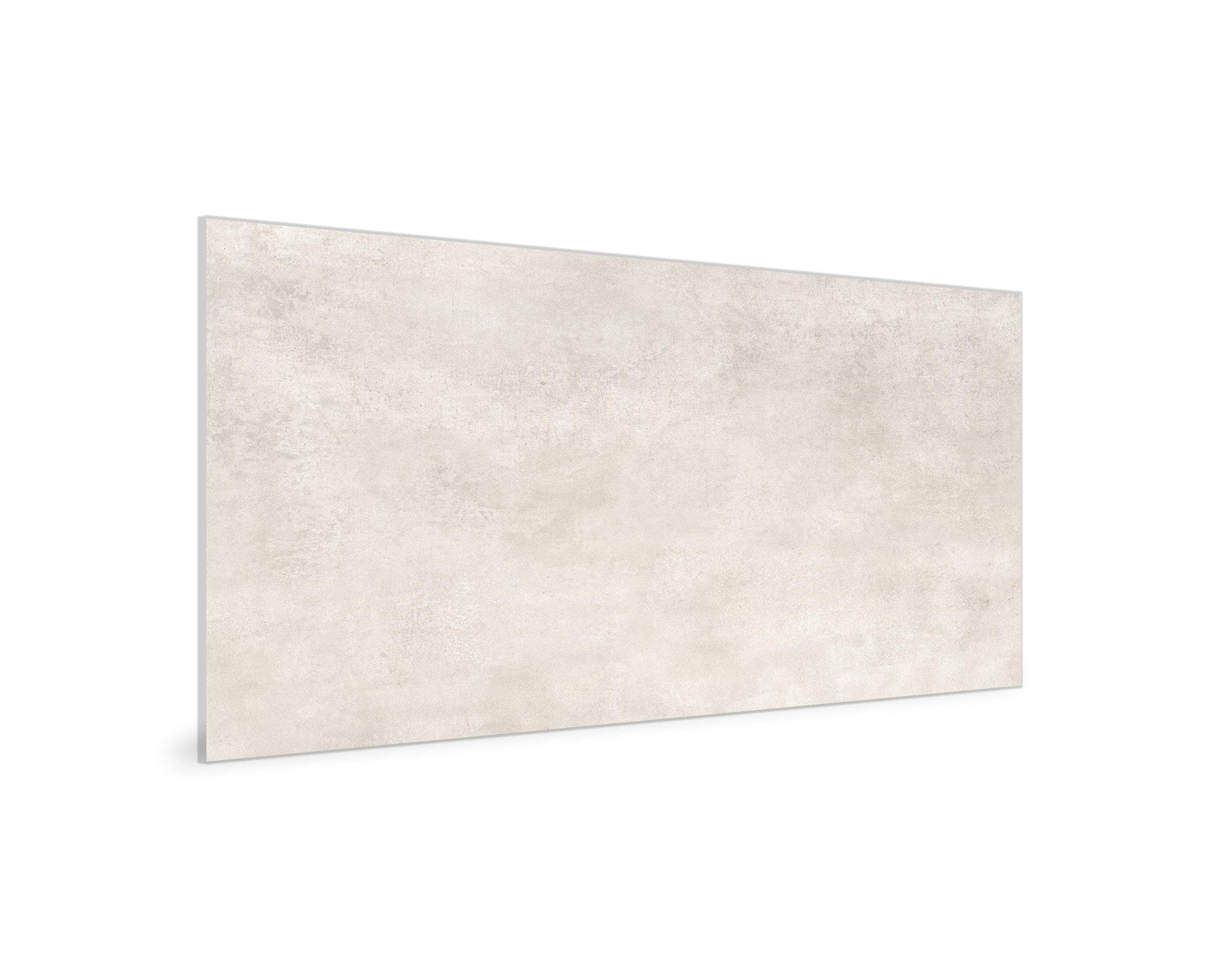 Innovera Décor Rustic Concrete PVC Bathroom Wall Panel - 8 Pc, Light Gray