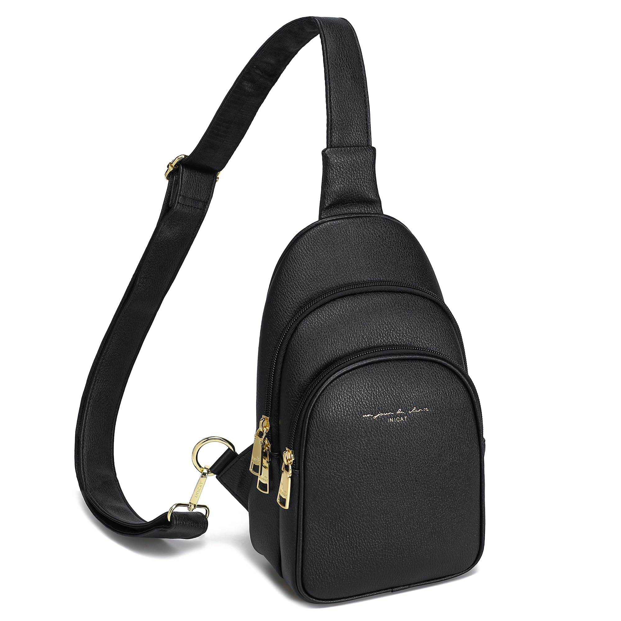 Small Crossbody Sling Bags Faux Leather Fanny Packs Purses for Women Everyday & Travel