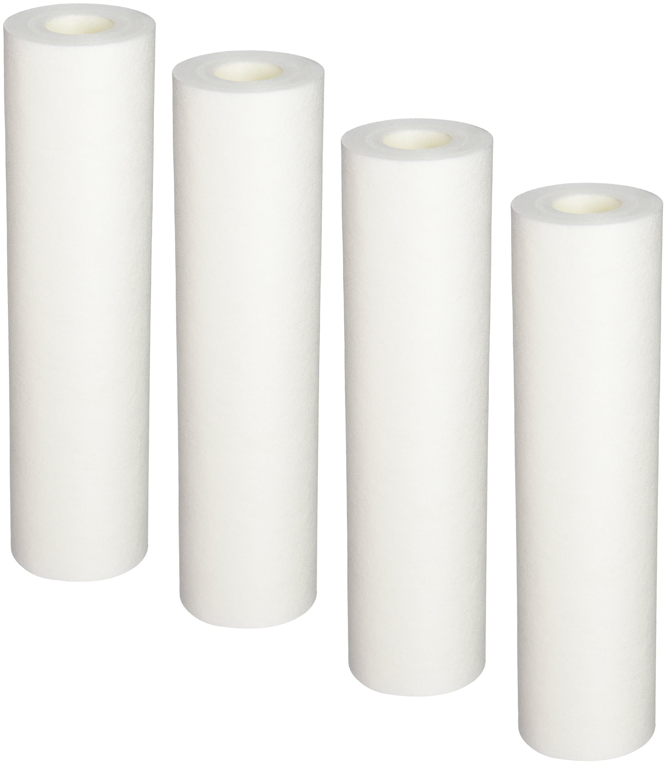 Whole House Replacement Pre-Filters| Reduces Sediment, Rust & Dirt That Can Clog System | Genuine & Certified | 10-Inch | 4 Count | EQ-304 White