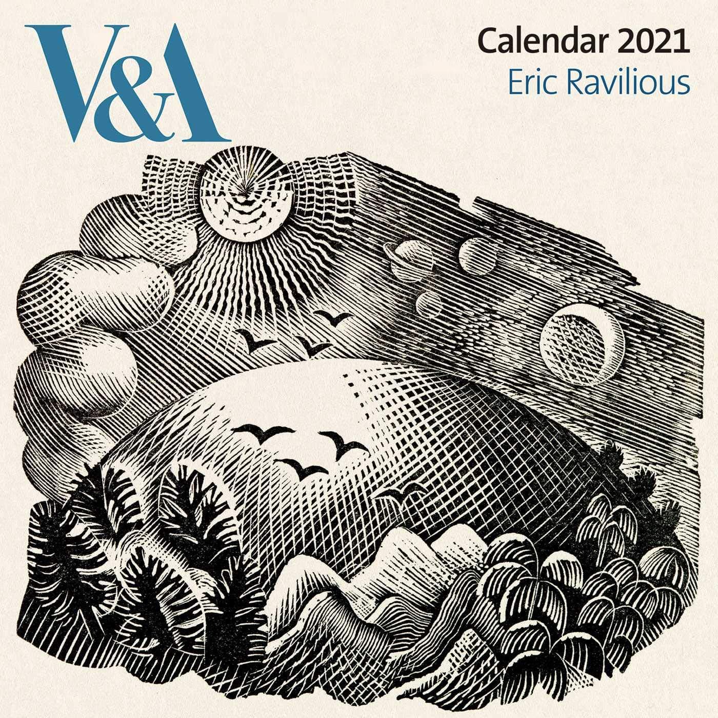 V&A Eric Ravilious Wall Calendar 2021 (Art Calendar)