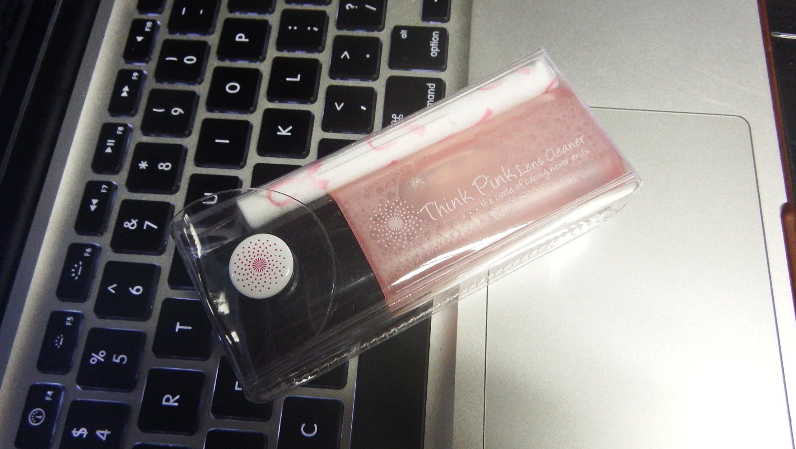 Think Pink Spray and Cleaning Cloth - for Breast Cancer Awareness