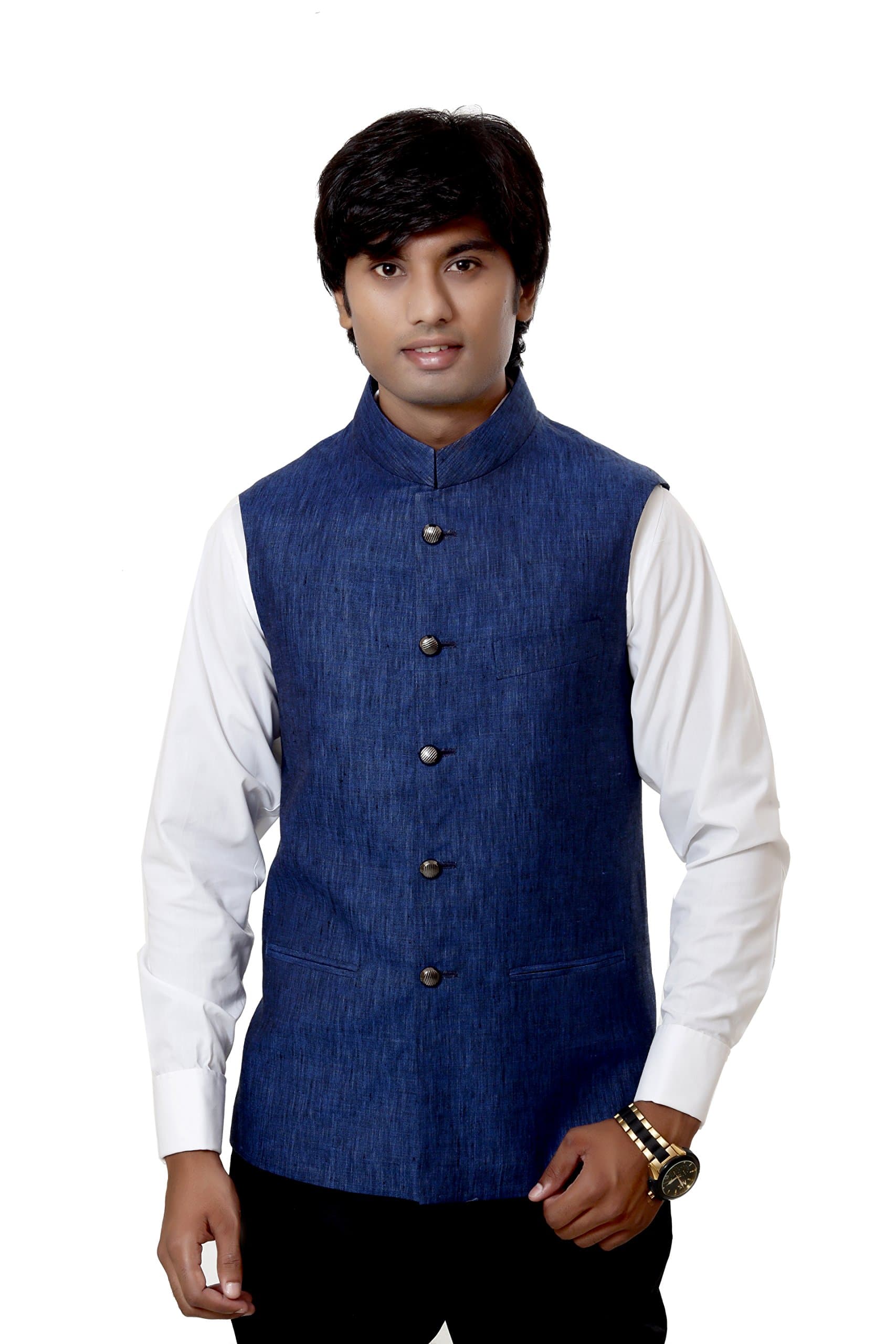 Ethnic Monarch Men's Sleeveless Nehru Jacket