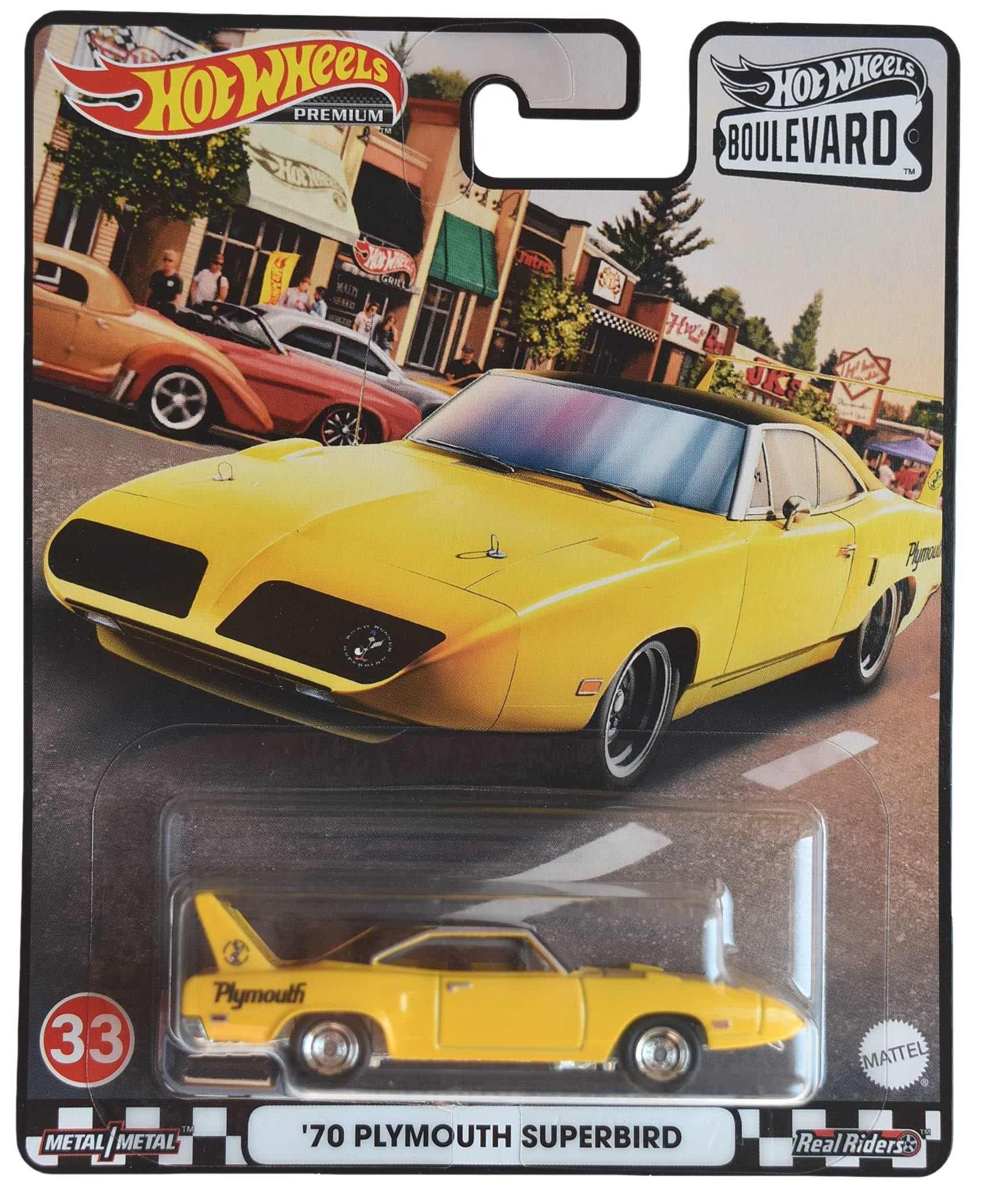 70 Plymouth Superbird, [Yellow] Boulevard #33