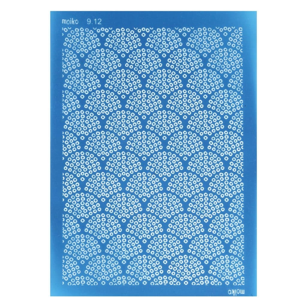 Moiko Silk Screen for Polymer Clay 74x105 mm - Bubbles 9.12