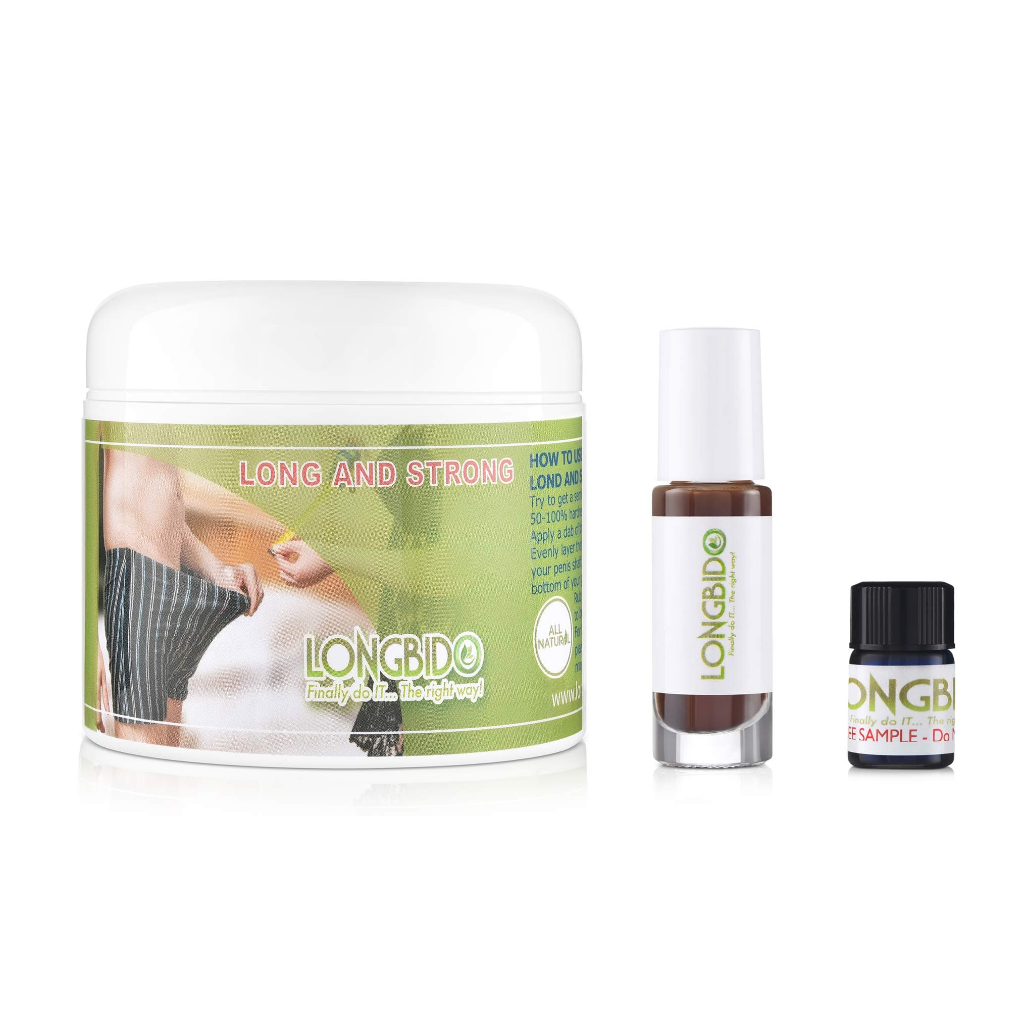 Combo Package 1 Bottle + Sample Bottle +GRES KAKAO Long and Strong