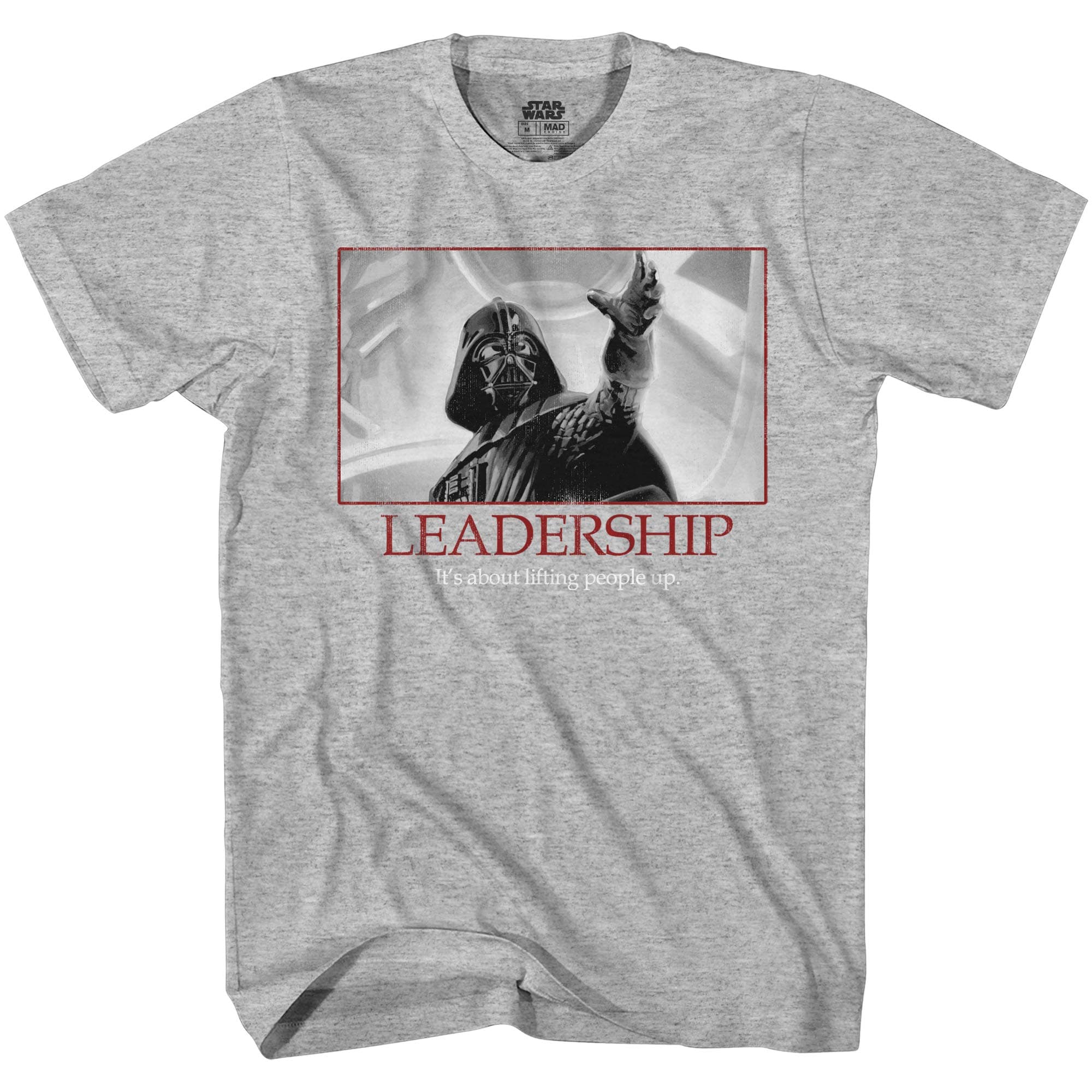Star Wars Darth Vader Leadership Motivational Poster Mens T-Shirt
