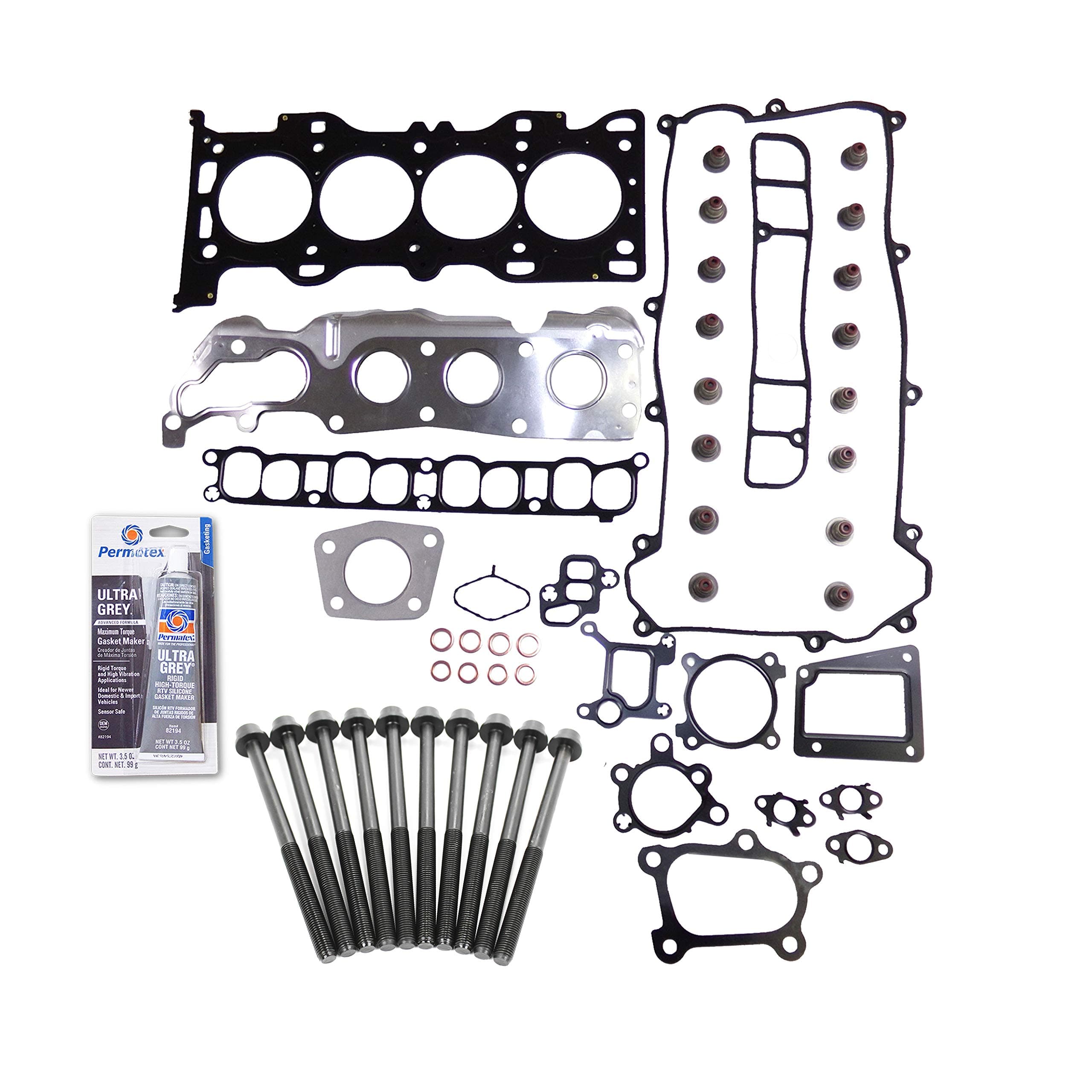 CPWK431 Head Gasket Set Bolt Kit Fits: 06-09 Mazda CX-7 Mazda 3 6 Turbo 2.3L DOHC 16v MZR