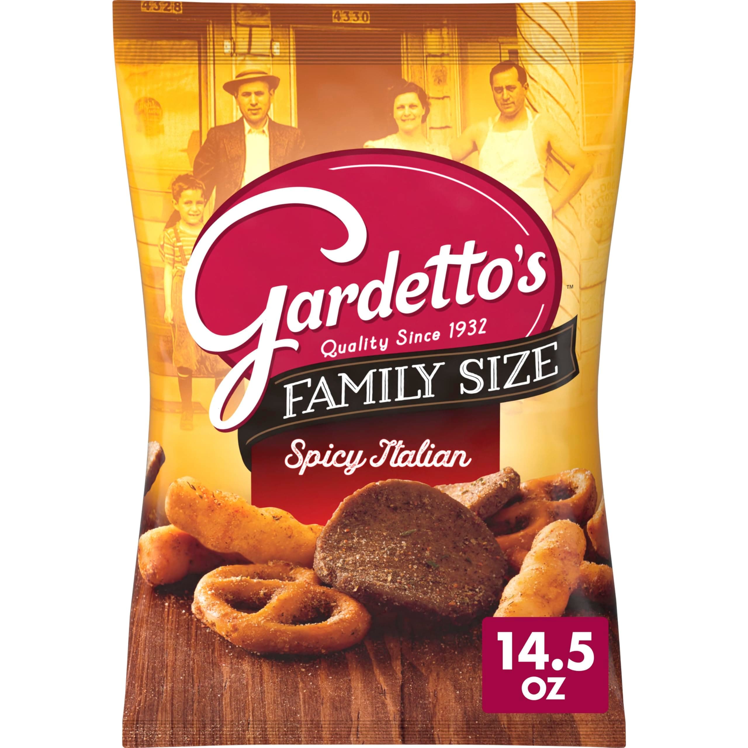 Gardetto's Snack Party Mix, Spicy Italian, Family Size Bag Pub Mix, 14.5 oz