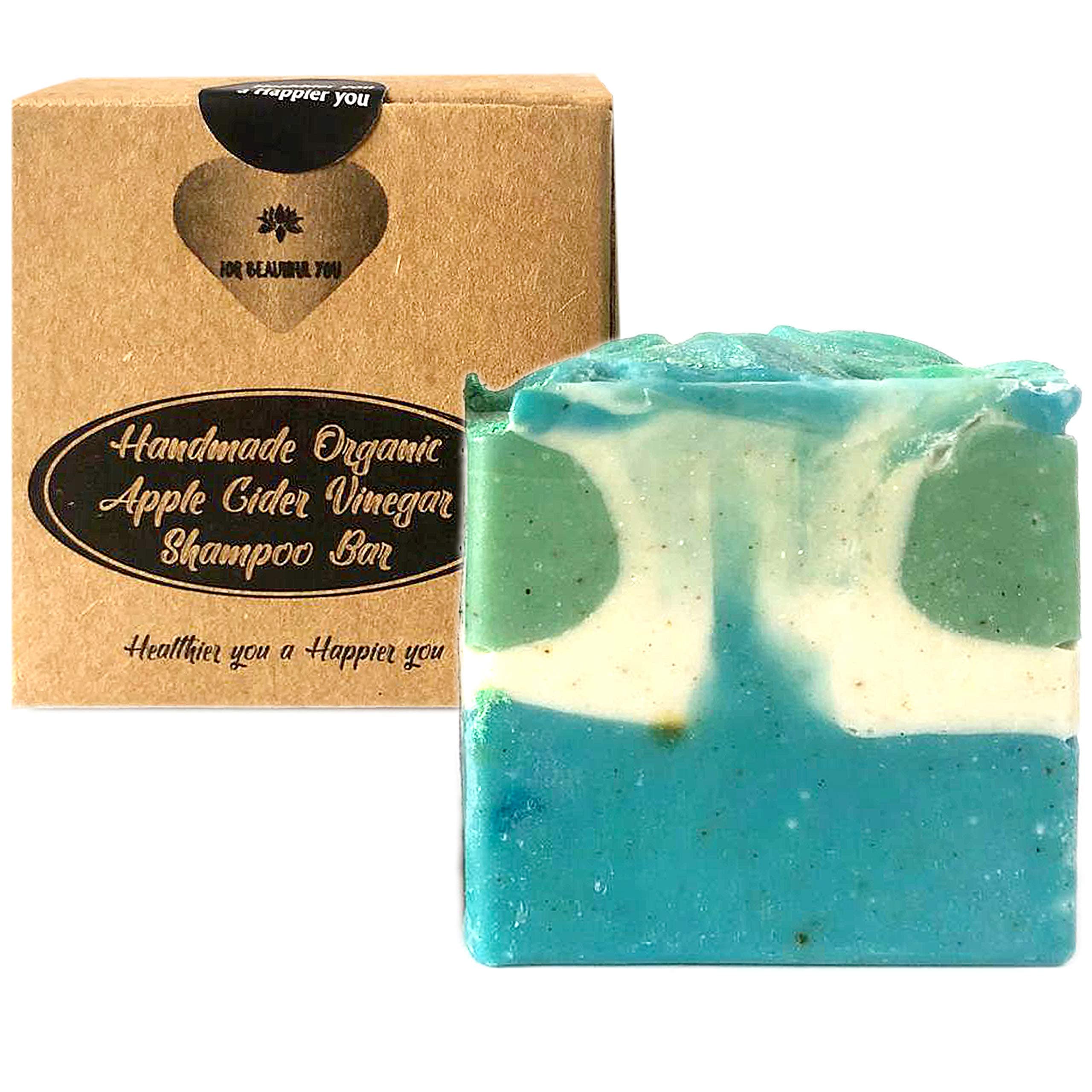 150g Organic Clarifying Shampoo Bar, Apple Cider Hair Growth Solid Vegan Shampoo, Cruelty and Sulfate Free Shampoo