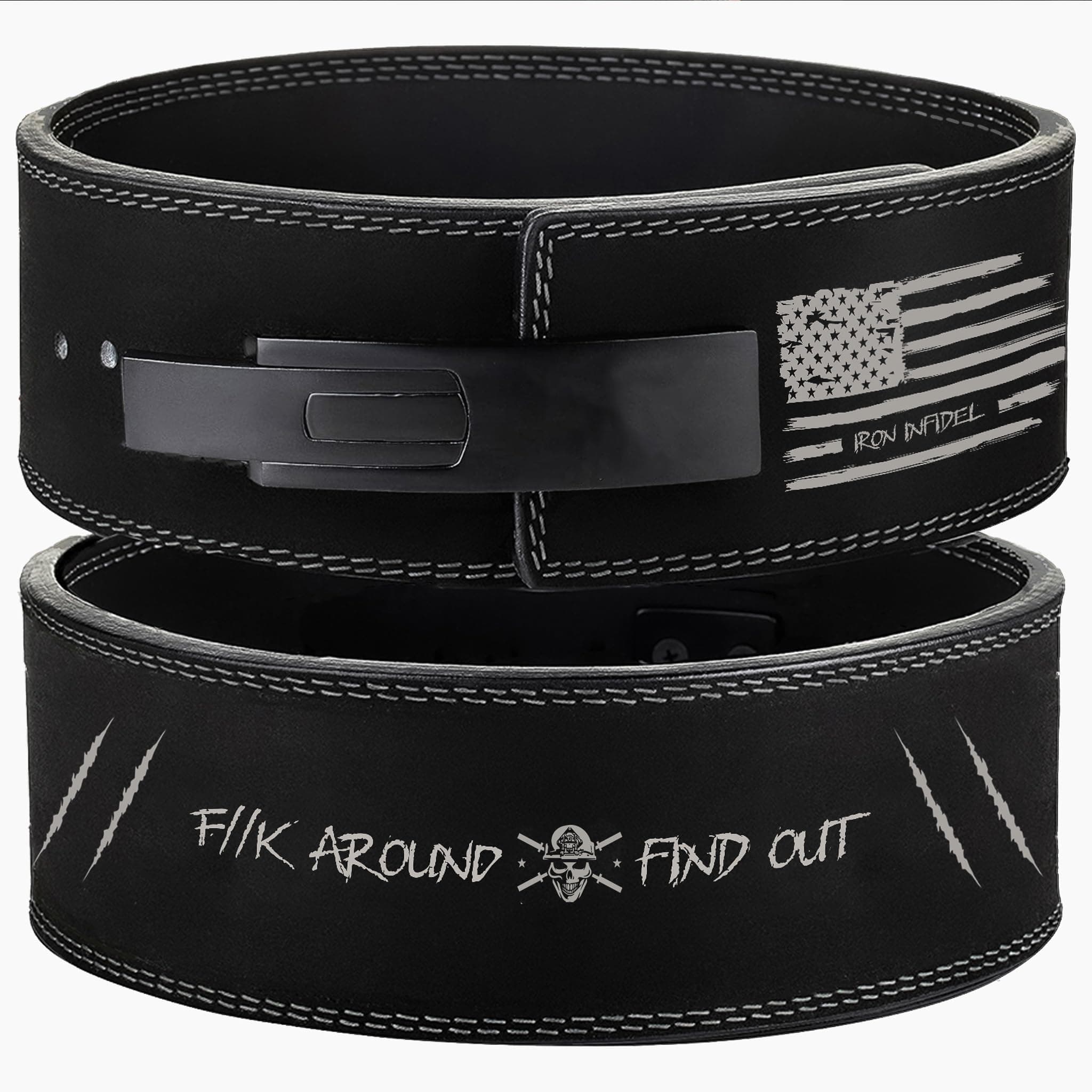 Iron Infidel Weight Lifting Belt - Heavy Duty Leather