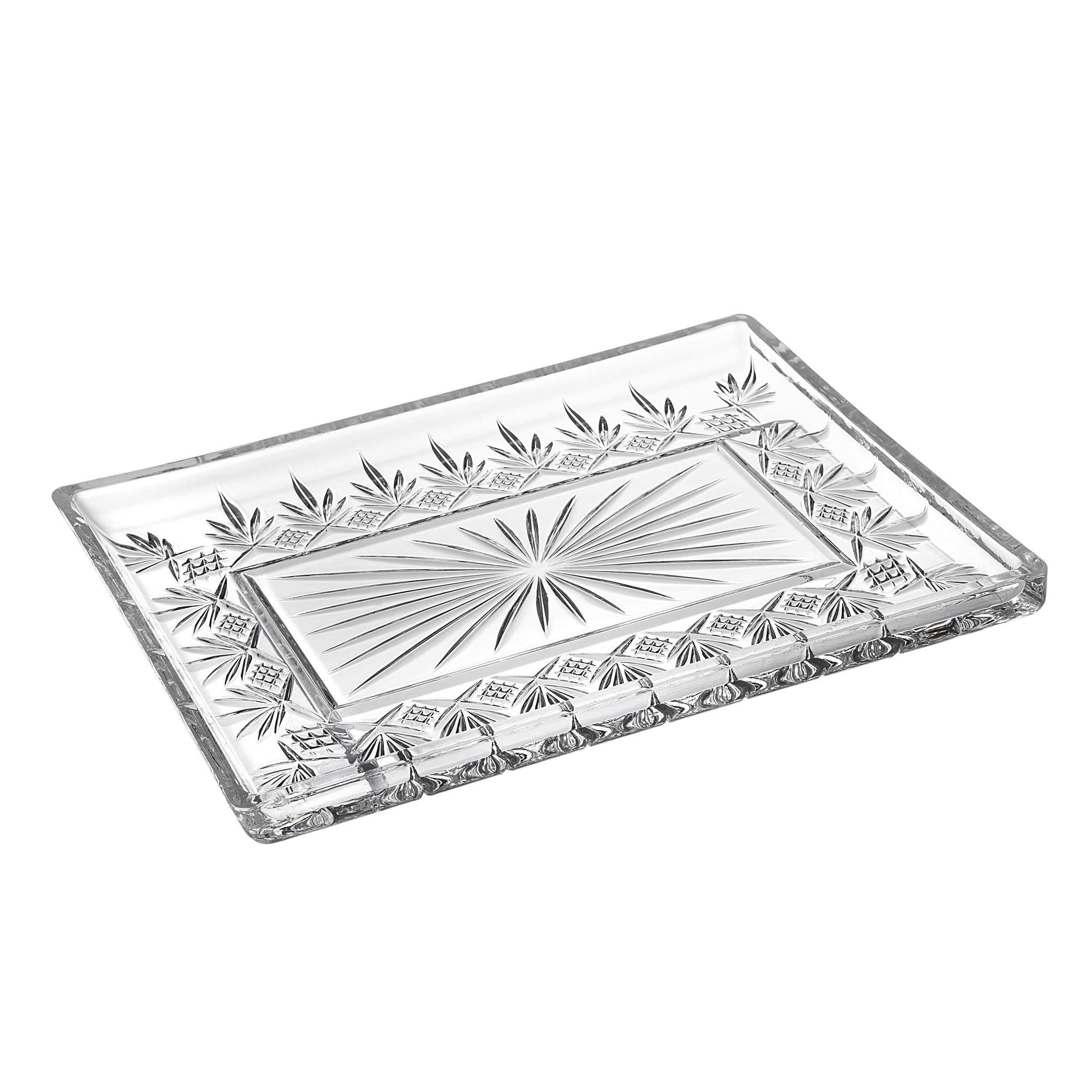Godinger Crystal Dublin Vanity Tray