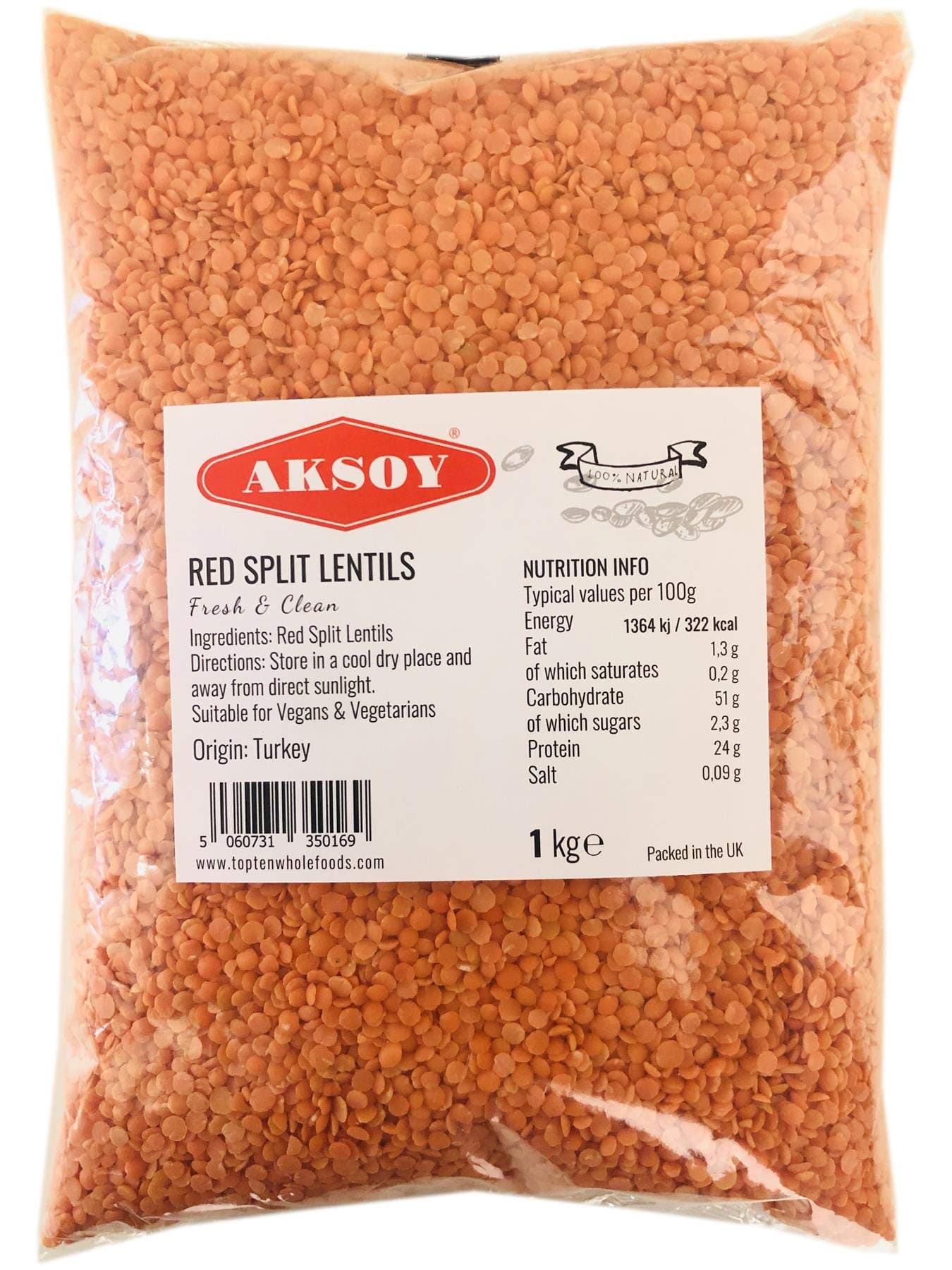 Red Split Lentils