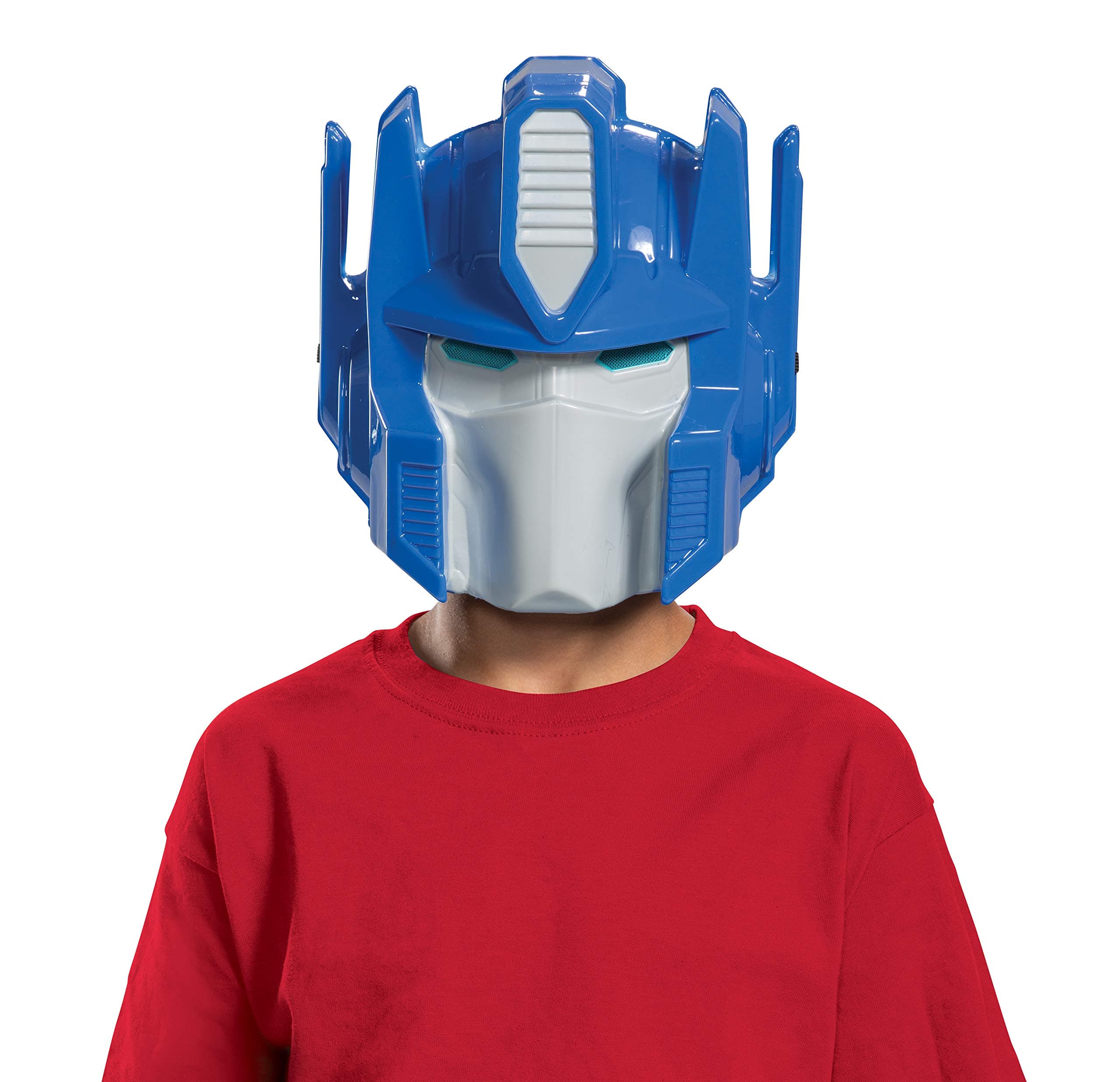 Disguise Optimus Prime Mask for Kids, Children's Transformers Costume Half Mask Accessory, Kid Size Blue