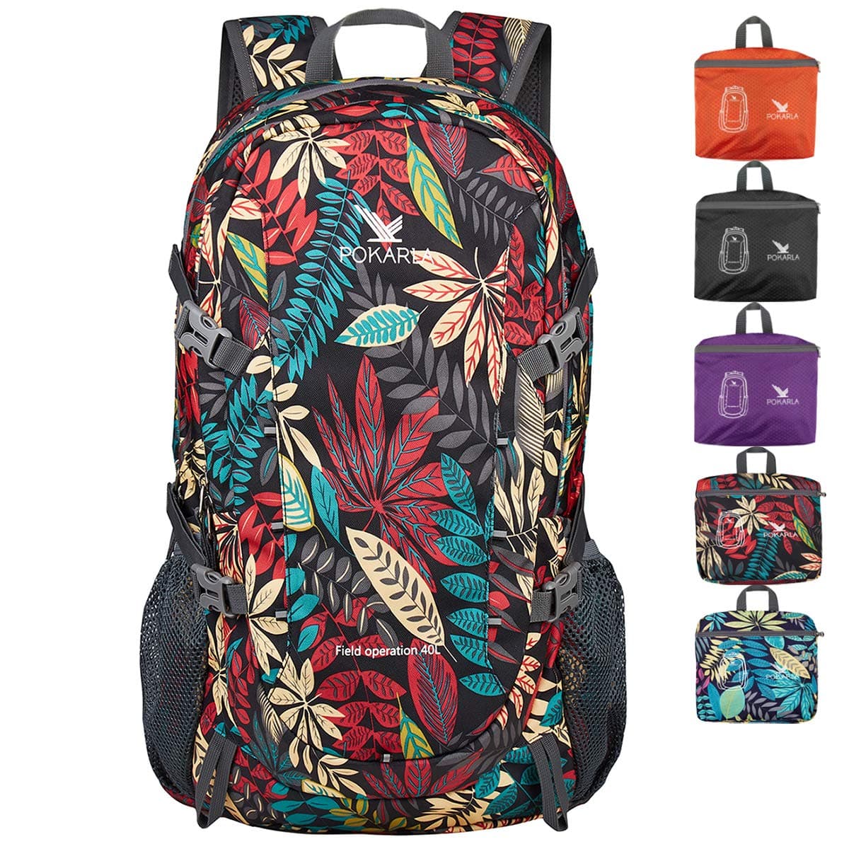 40L Foldable Rucksack Travel Hiking Folding Outdoor Backpack