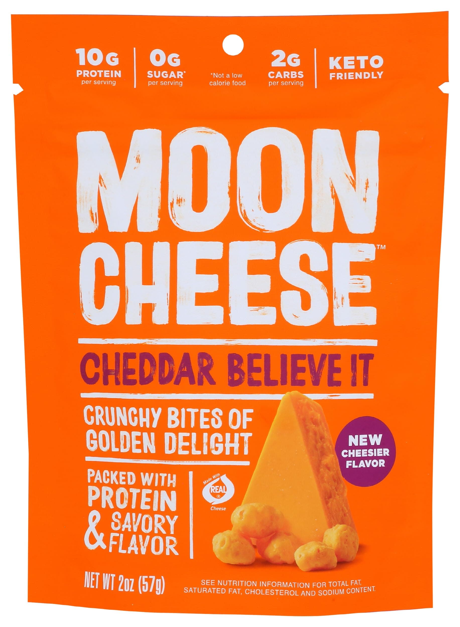 Moon Cheese Snacks, Cheddar ‑ 2 oz pouch