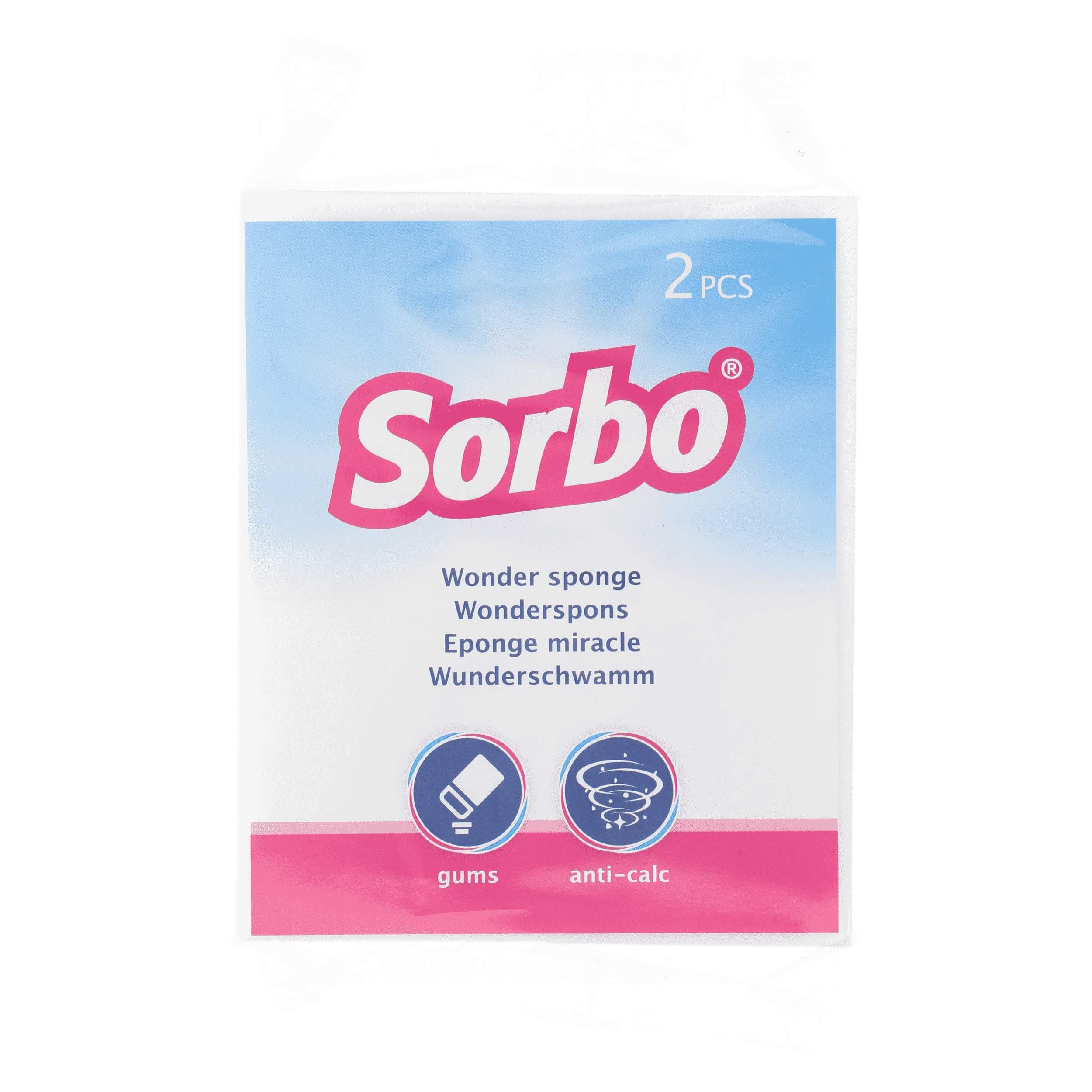 Sorbo 10S00129 ' Magic Eraser' Sponge, Melamine, Multi, 10 x 10 x 2 cm