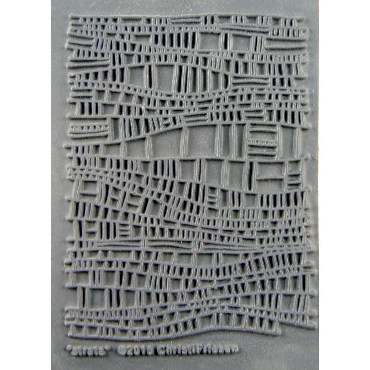 The Great Create Christi Friesen Texture Stamp 4.25"X5.5", Small Bow