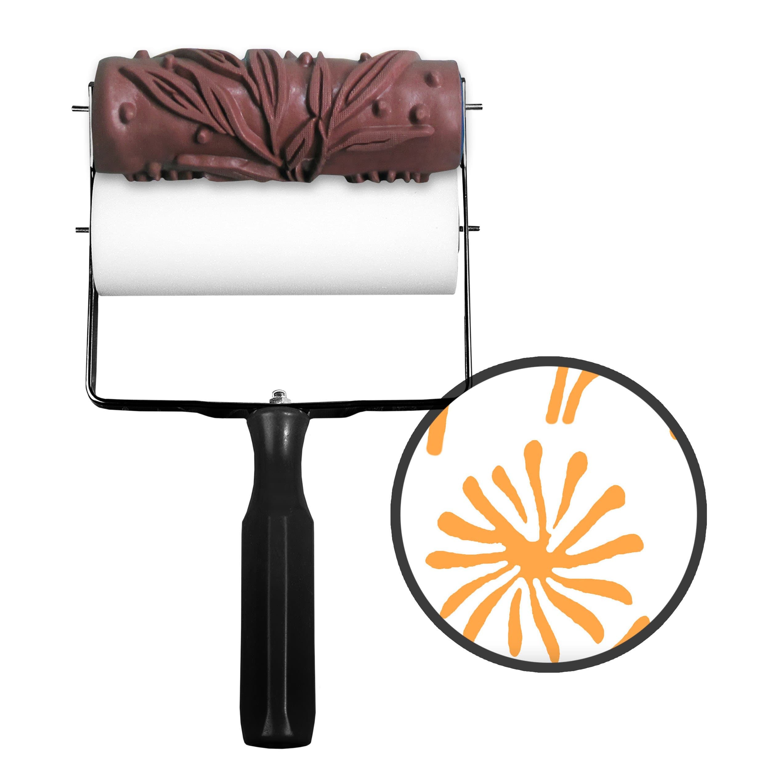 Rolling Robin Patterned Paint Roller Kit. Stencil For Creating Paint Patterns, Murals & Borders. Ideal Alternative To Wallpaper, Wall Decals & Stickers. Decorative Designs For Furniture, Nursery, etc