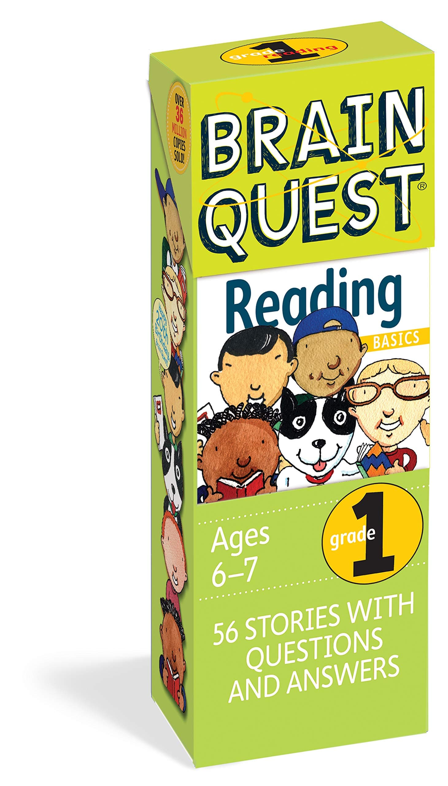 Brain Quest Grade 1 Reading Basics: 56 Stories With Questions & Answers, Ages 6-7 Cards – 20 Mar. 2007