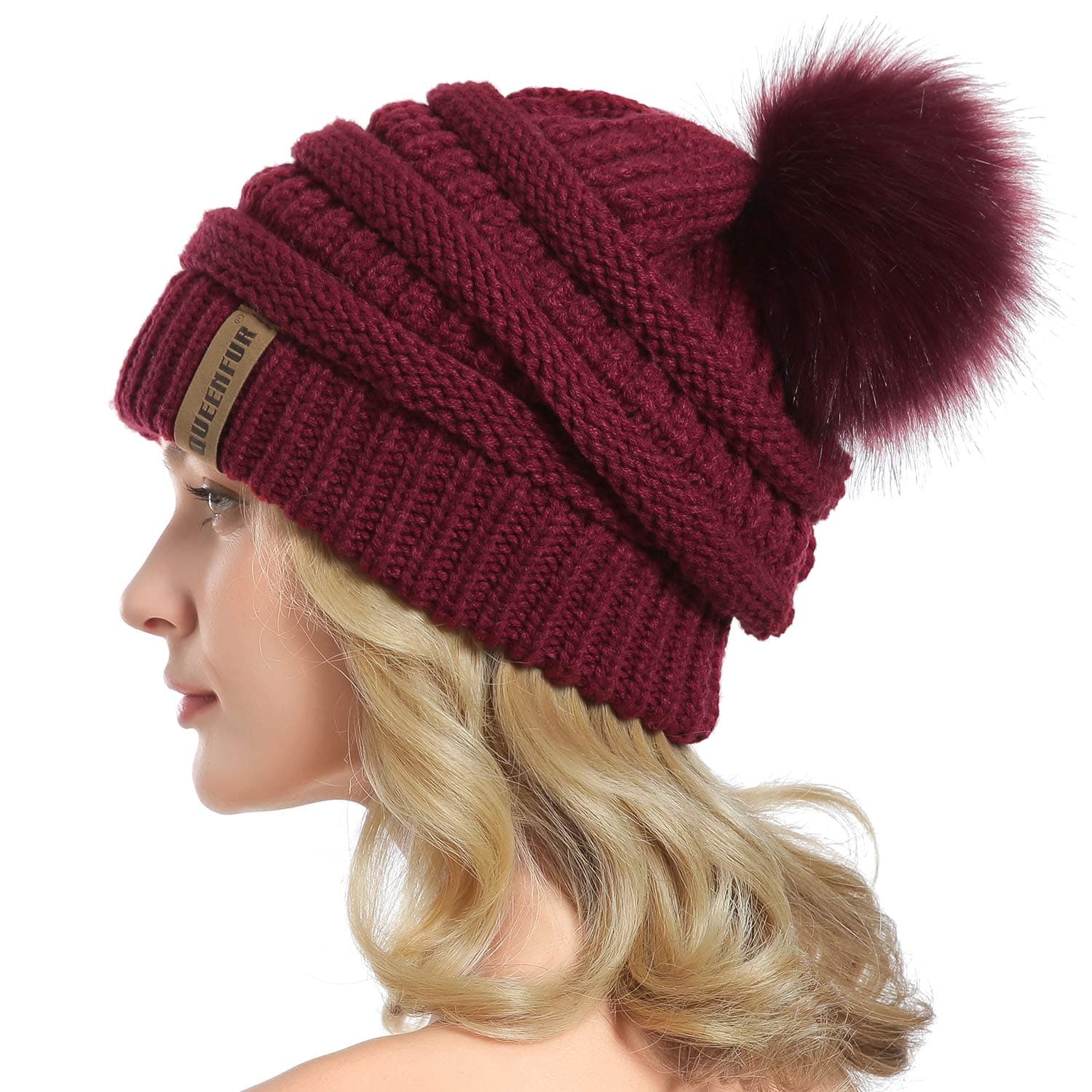 QUEENFURwomens Beanie Beanie