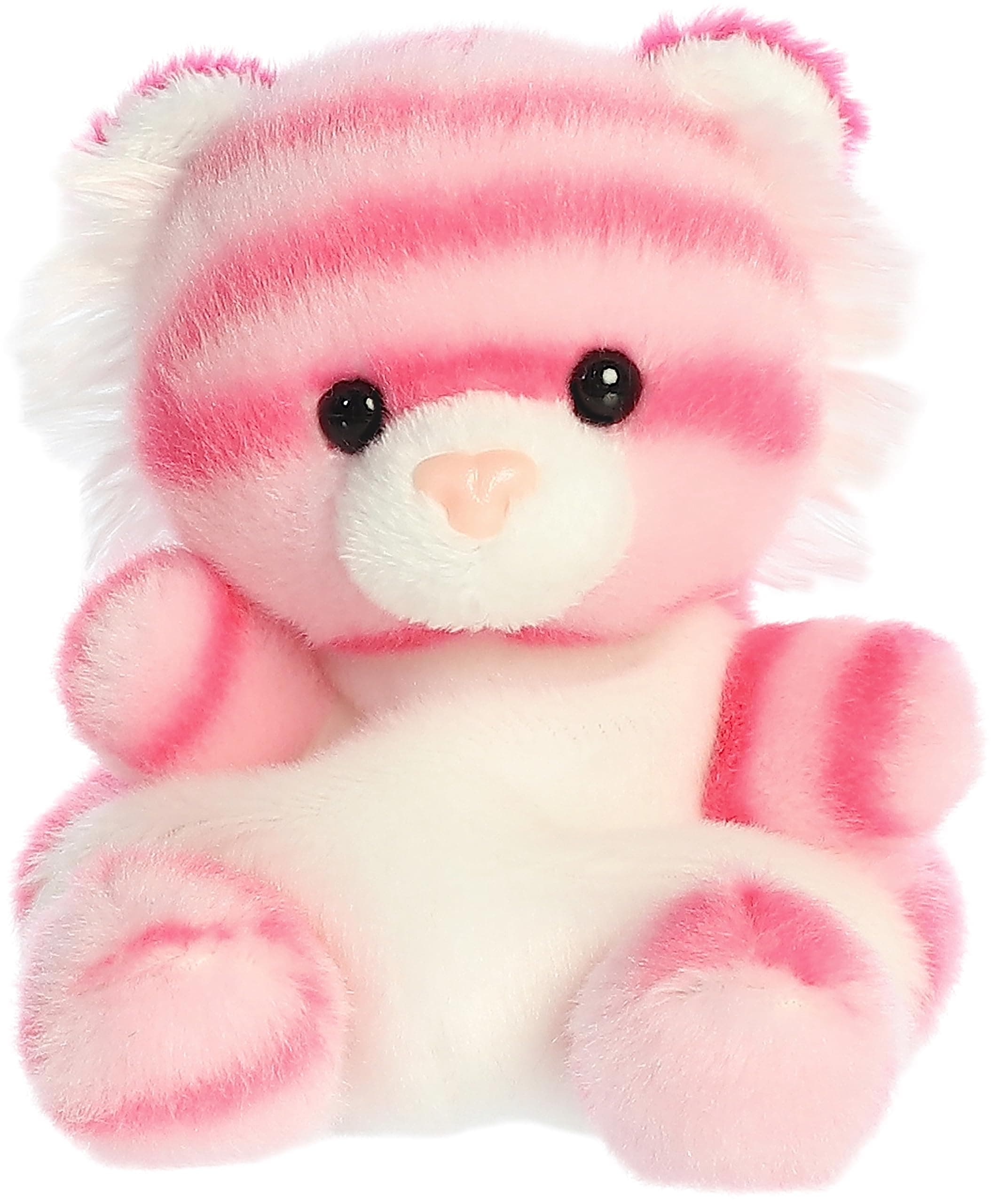 Adorable Palm Pals™ Rosé Pink Tiger™ Stuffed Animal - Fun Collectible Plush for Kids and Adult Collectors - Perfect for Decorating Rooms and Birthday Gifts - Pink 5.5 Inches