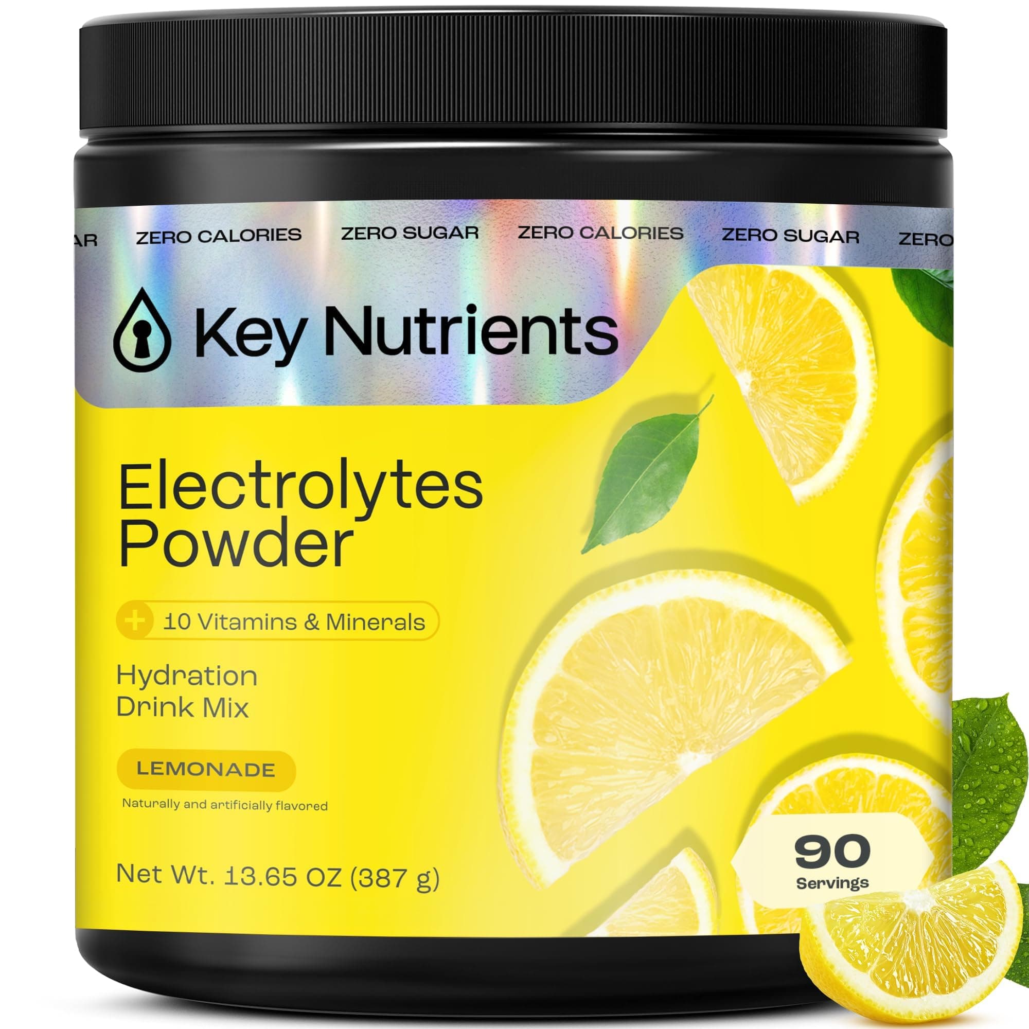 Electrolyte Powder, Lemonade Hydration Supplement,90 Servings