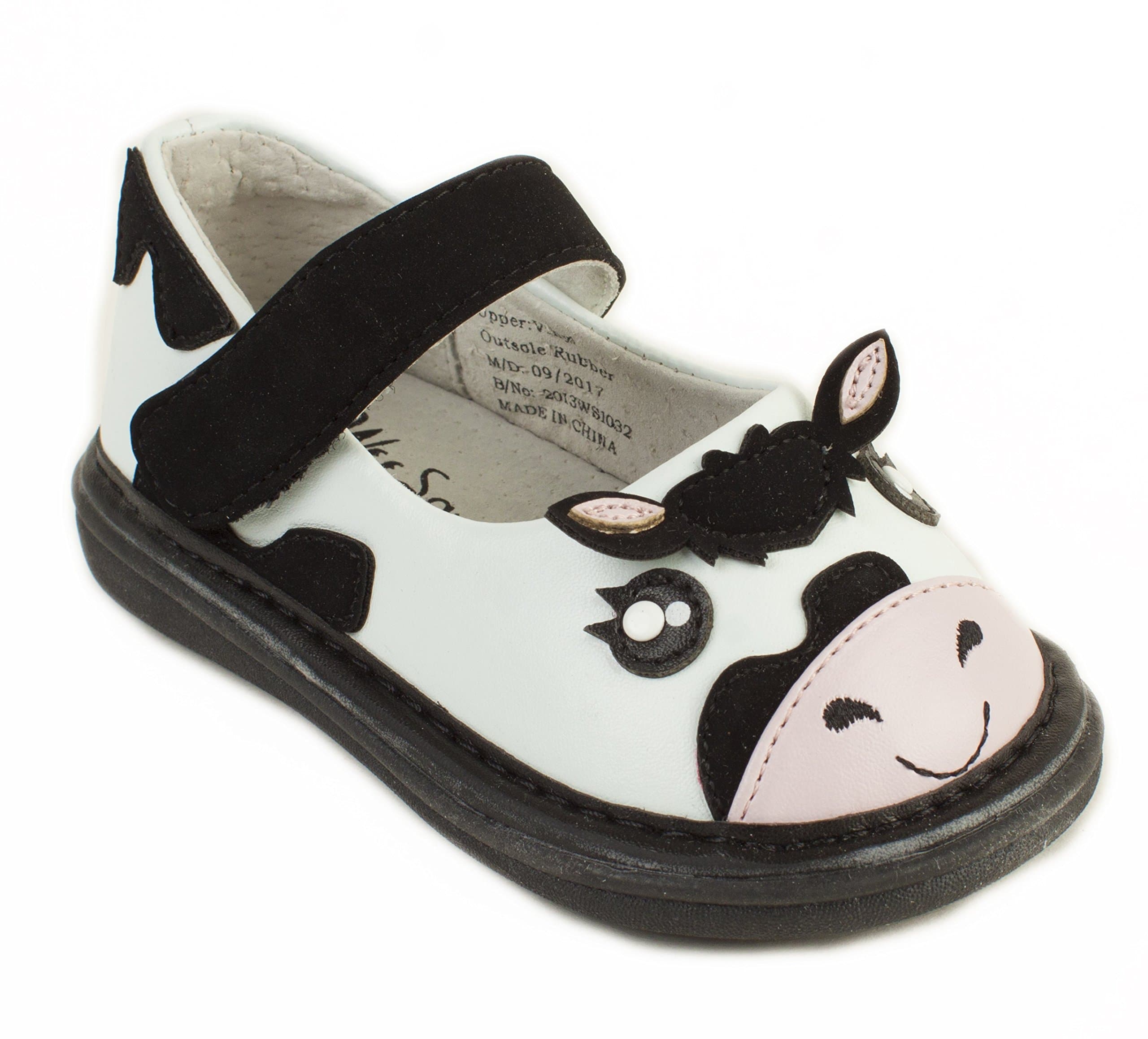 Toddler Squeaky Shoes Bessie Moo Cow