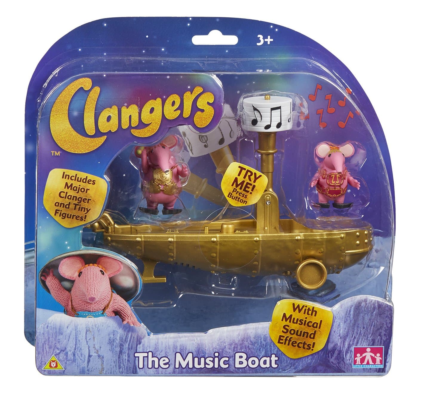 Clangers Musical Boat with 2 Figures