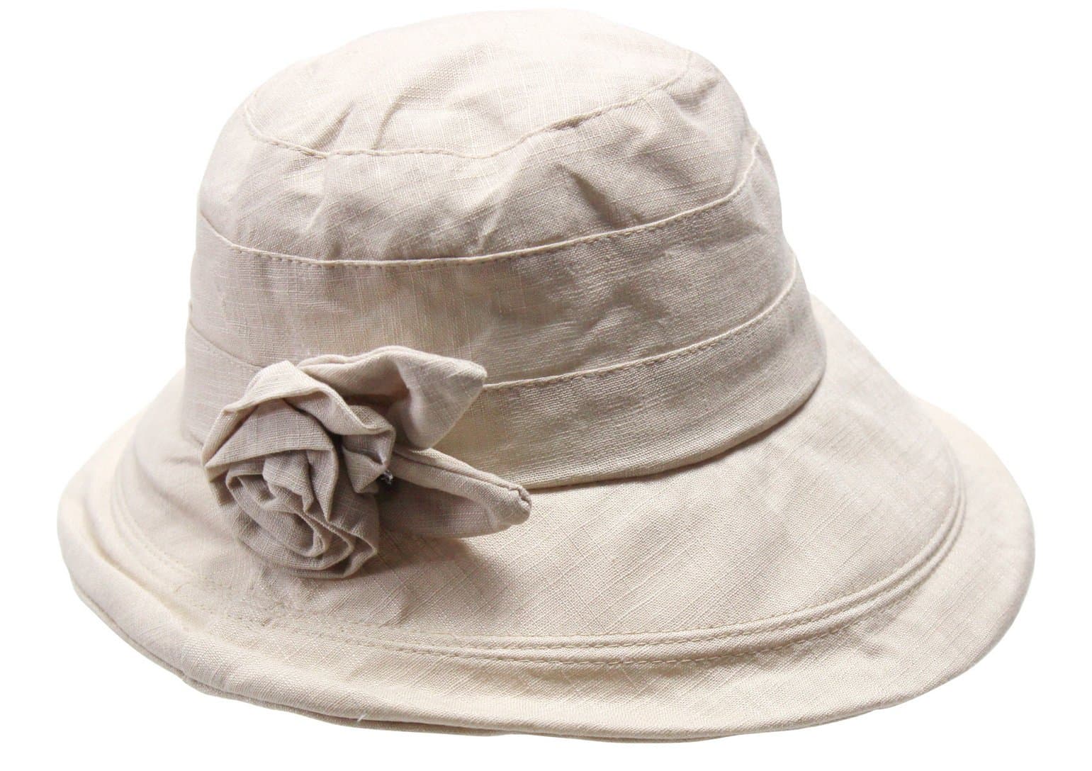 Ladies Casual Cotton Bucket Hats Beach Sun Hat