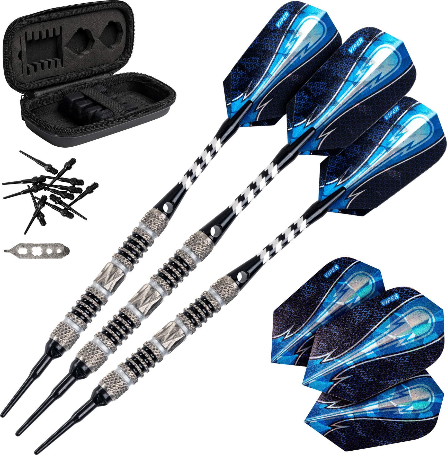 Viper Astro 80% Tungsten Soft Tip Dart Set with Case