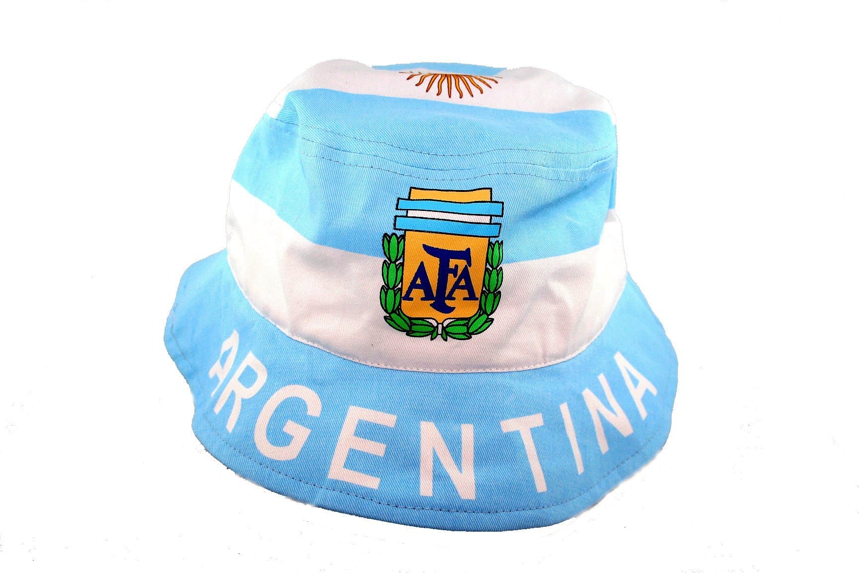 ARGENTINA KIDS Country Flag BUCKET HAT World Cup Cap.. CHILD SIZE 54 ..New