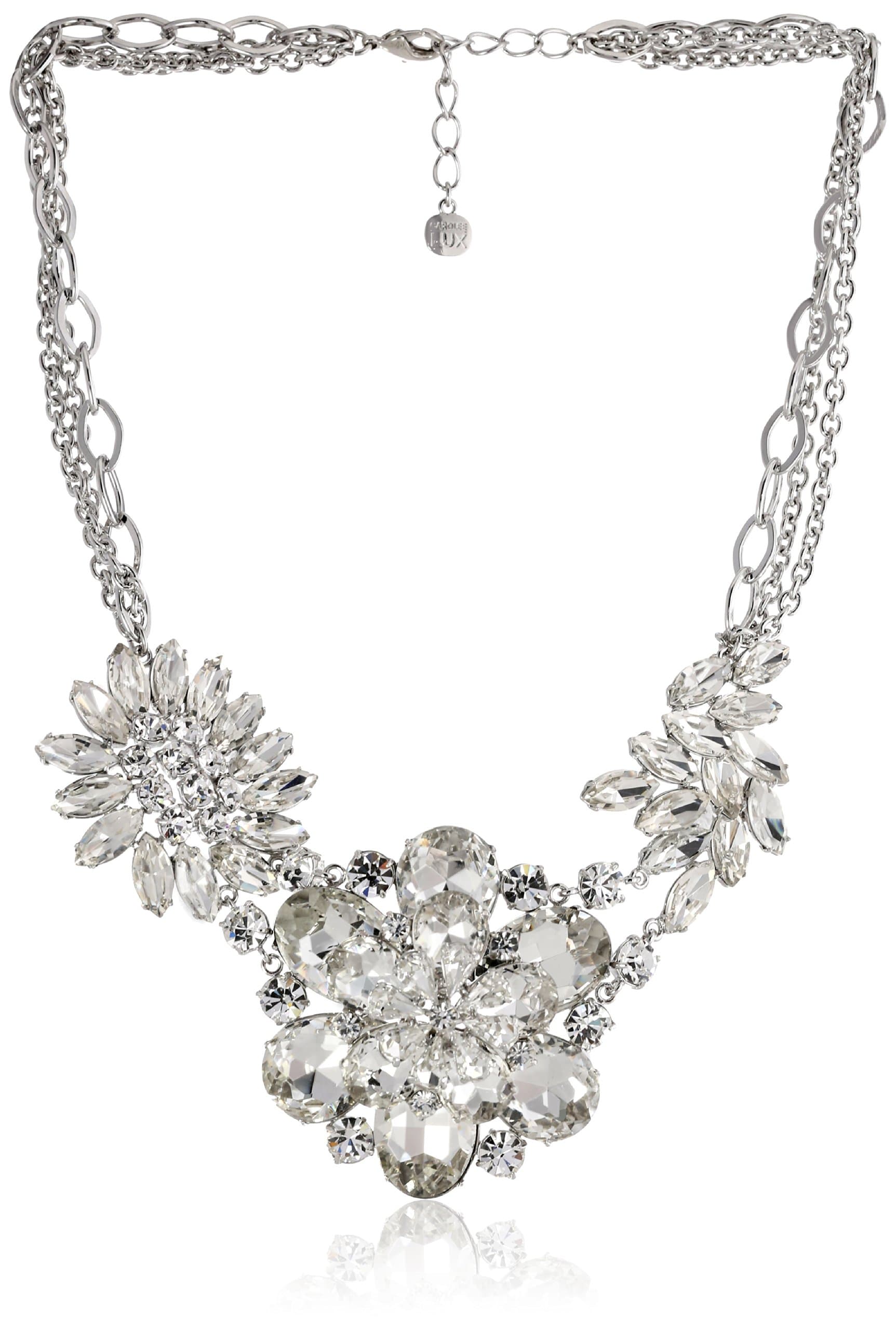 "Haute Hollywood" Floral Drama Necklace, 22"