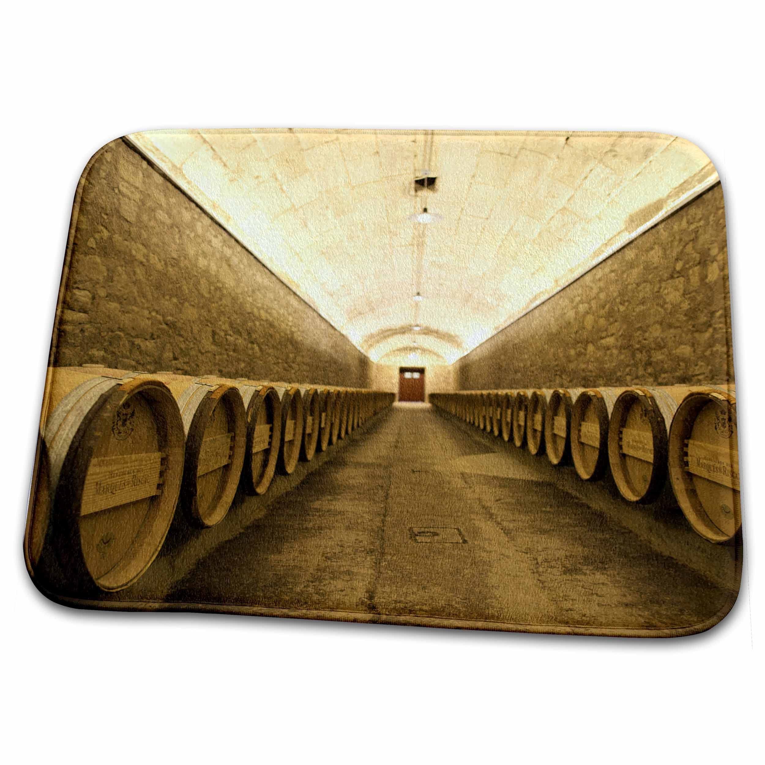 3dRose Bathroom Bath Rug Mat - Spain, Elciego, Bodega Marques de Riscal Winery - EU27 WBI0681 - Walter Bibikow Wineries