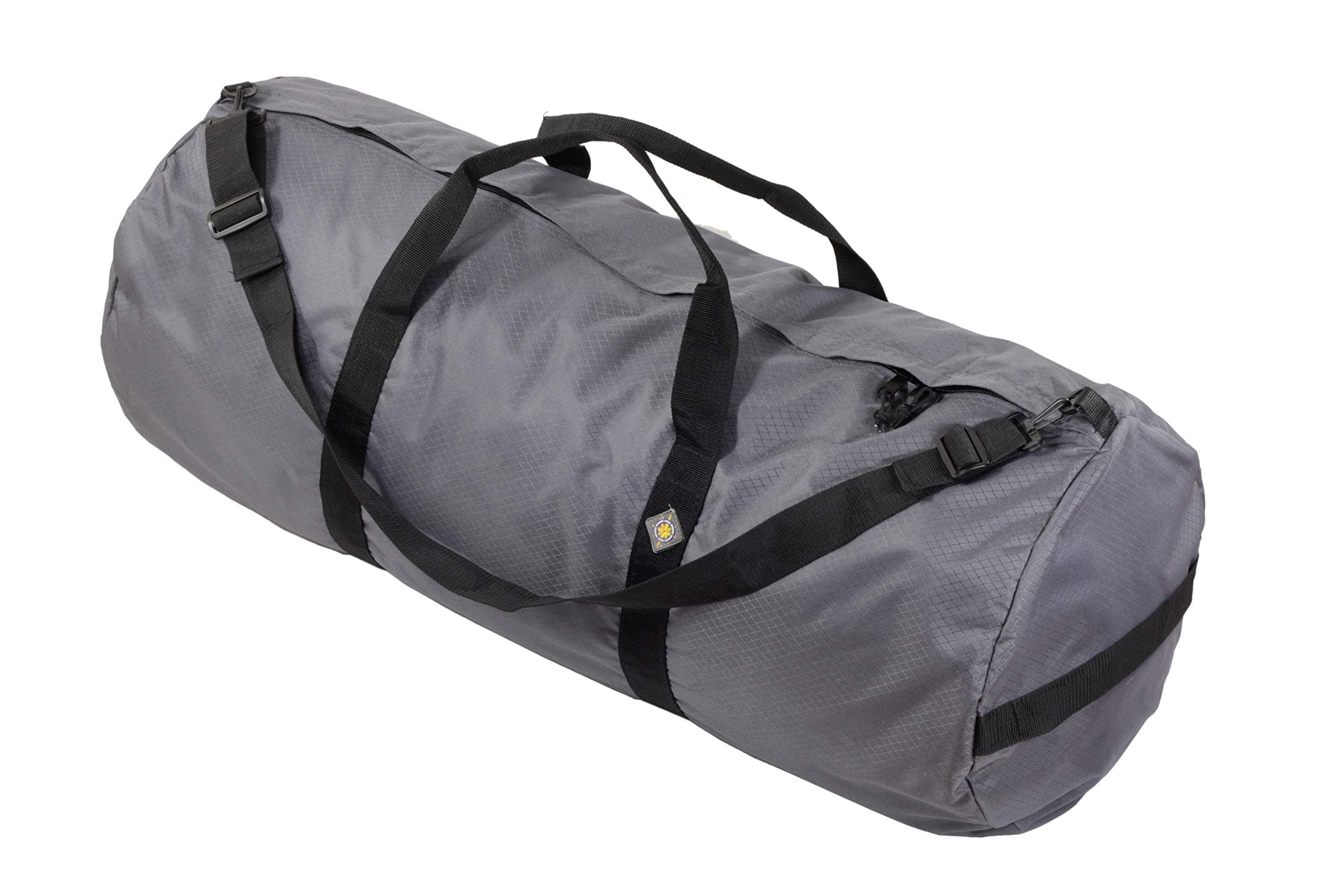 North Star Sports Foldable Duffle Bag for Travel, Gym & Outdoor Camping | Tough and Packable Sport Equipment Bag & Gear Organizer | Heavy Duty Large Duffel Bags for Traveling