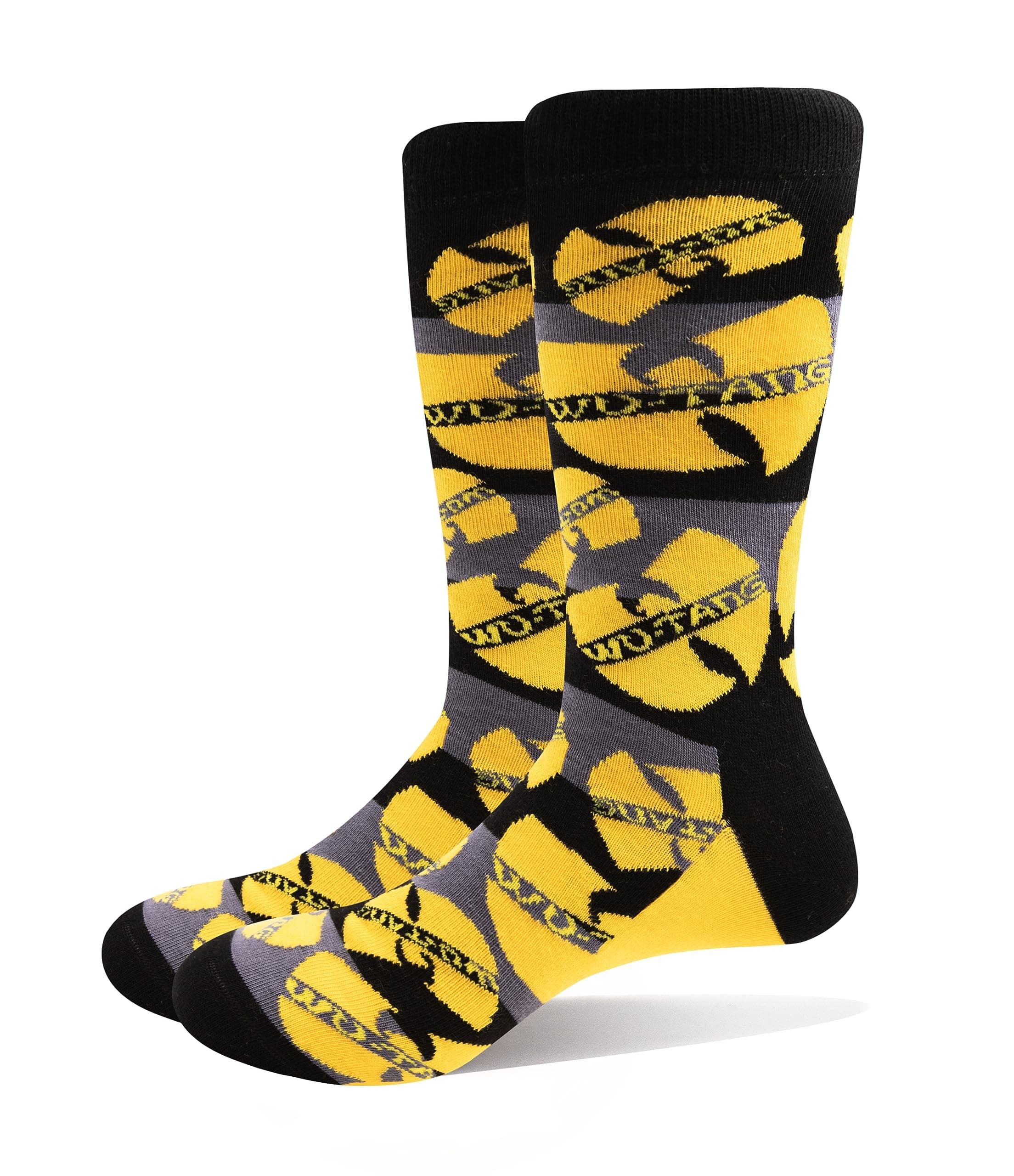 Wu-Tang Clan 'Logos' Yellow Socks (One Size = UK 7-11)