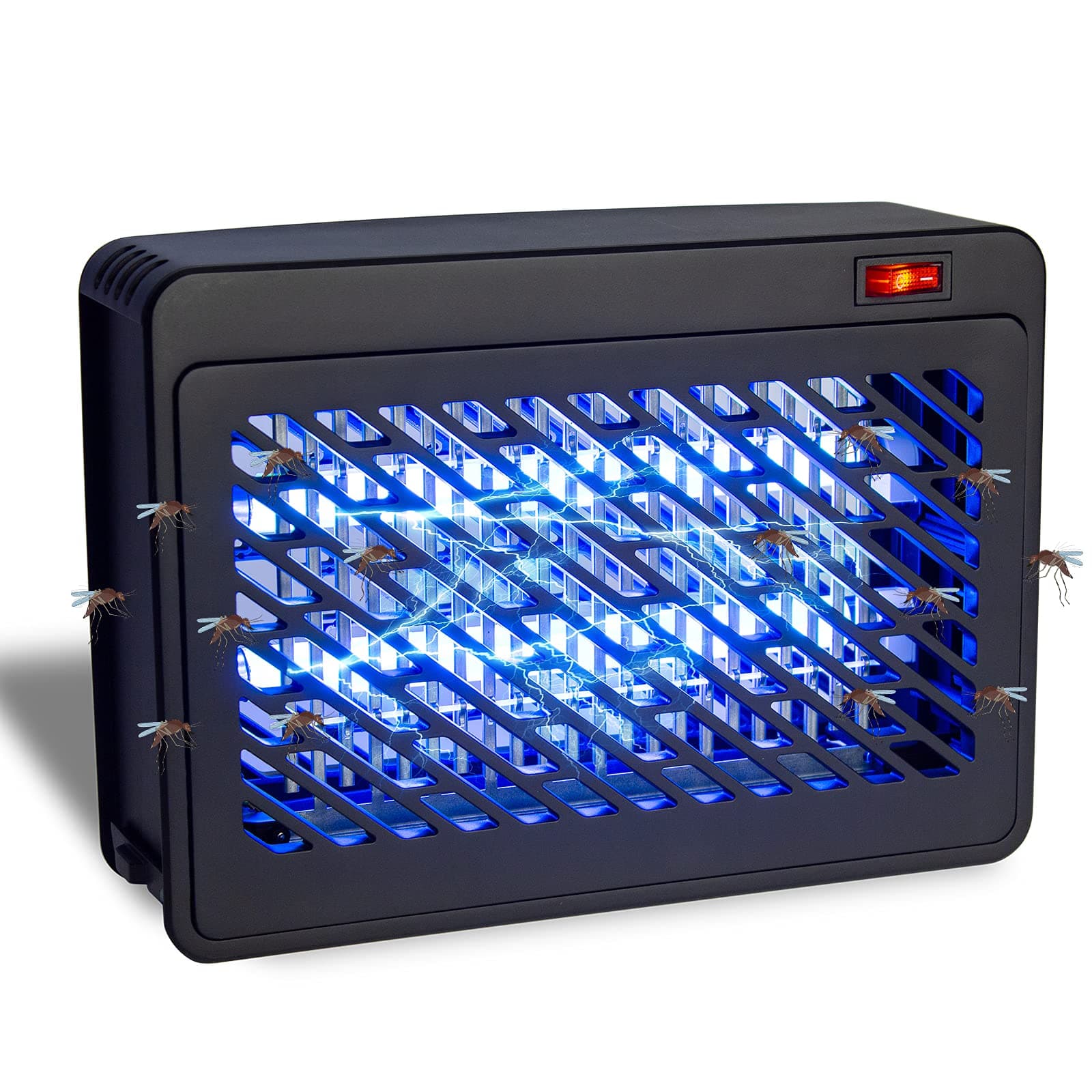 Tap n Zap! 3800V Indoor Bug Zapper 360 Degree Mosquito Insect Killer for Moth, Wasp, Fly Use in Bedroom, Kitchen, Office, Restaurant