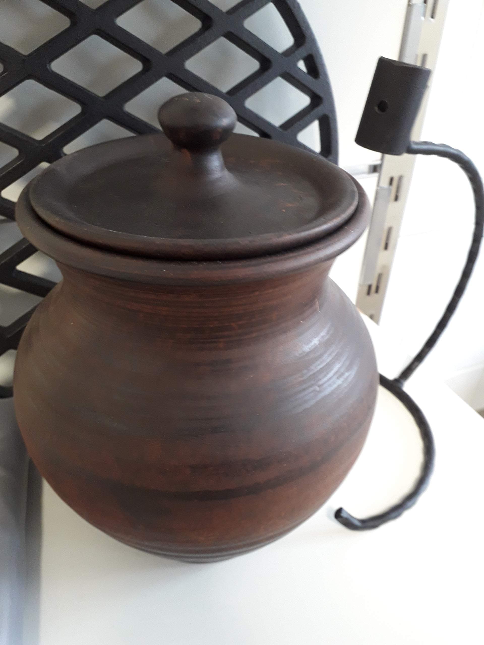 Amphora oven / Tandoor тандыр, Tandoori, Tandyr, Tandur Grill accessory Ceramic Pot Holder 2l